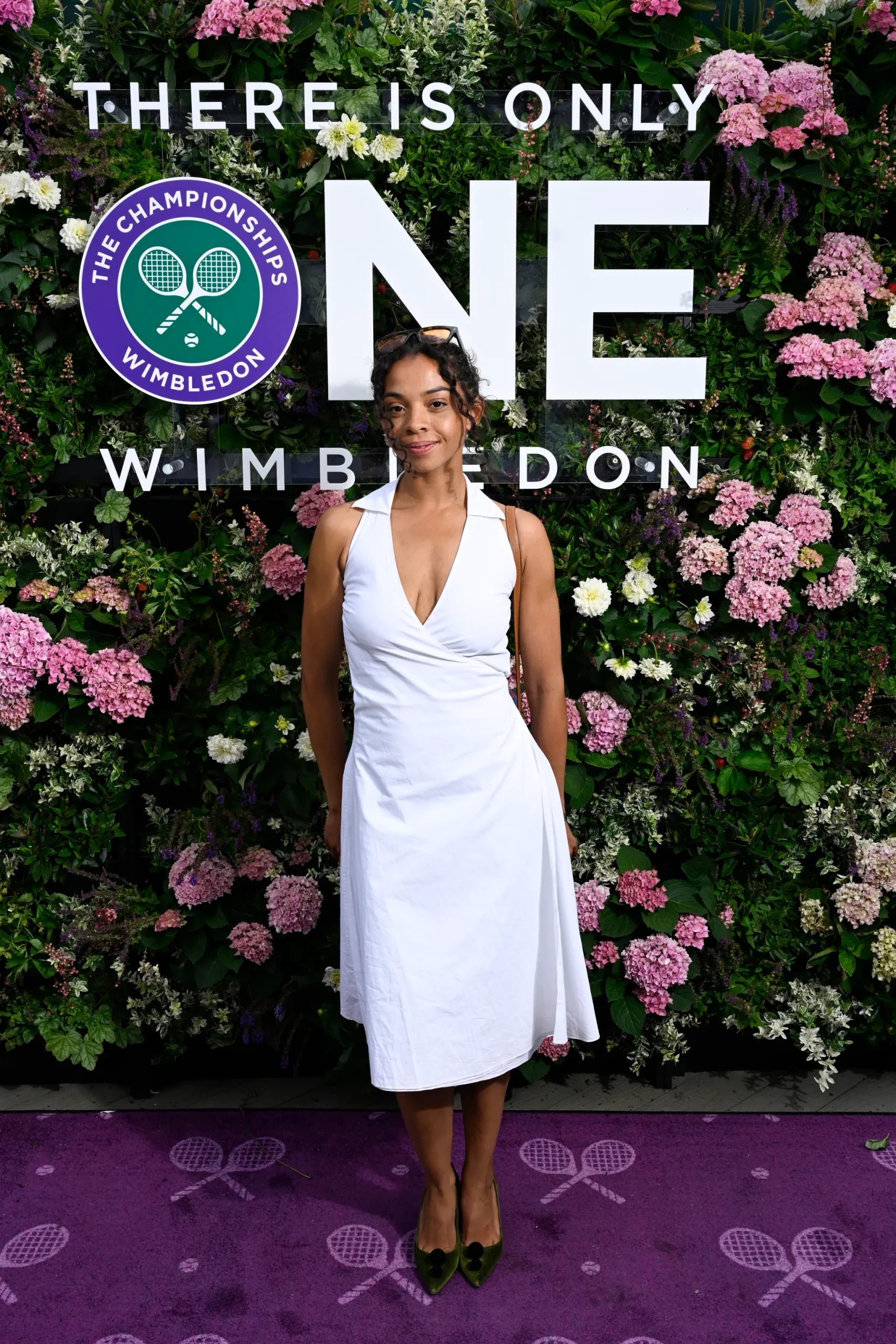 Tallulah Christie op Wimbledon