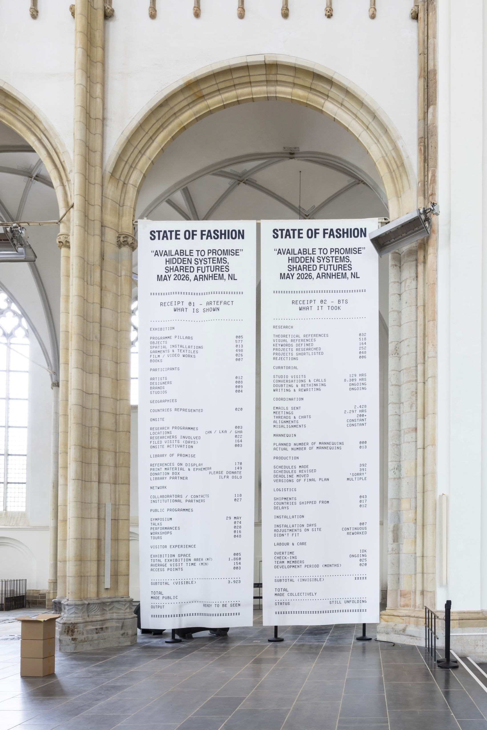 De Eusebiuskerk tijdens de State of Fashion Biennale