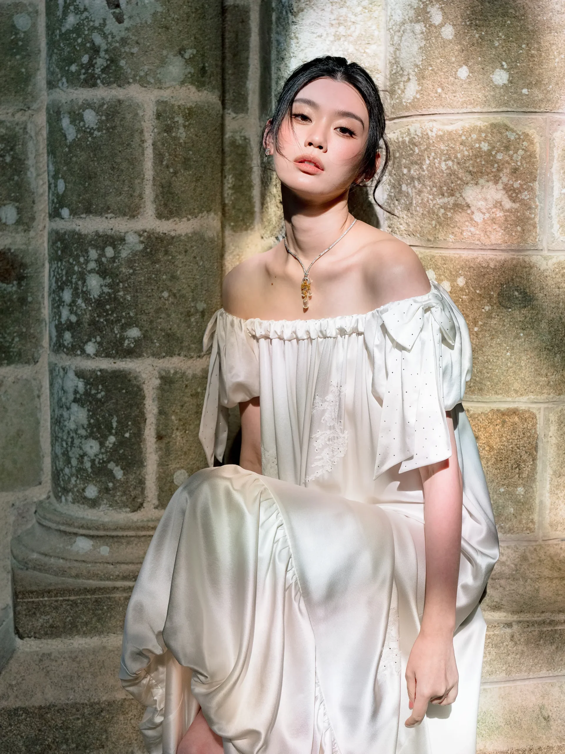 De bruiloft van Ming Xi op Mont-Saint-Michel