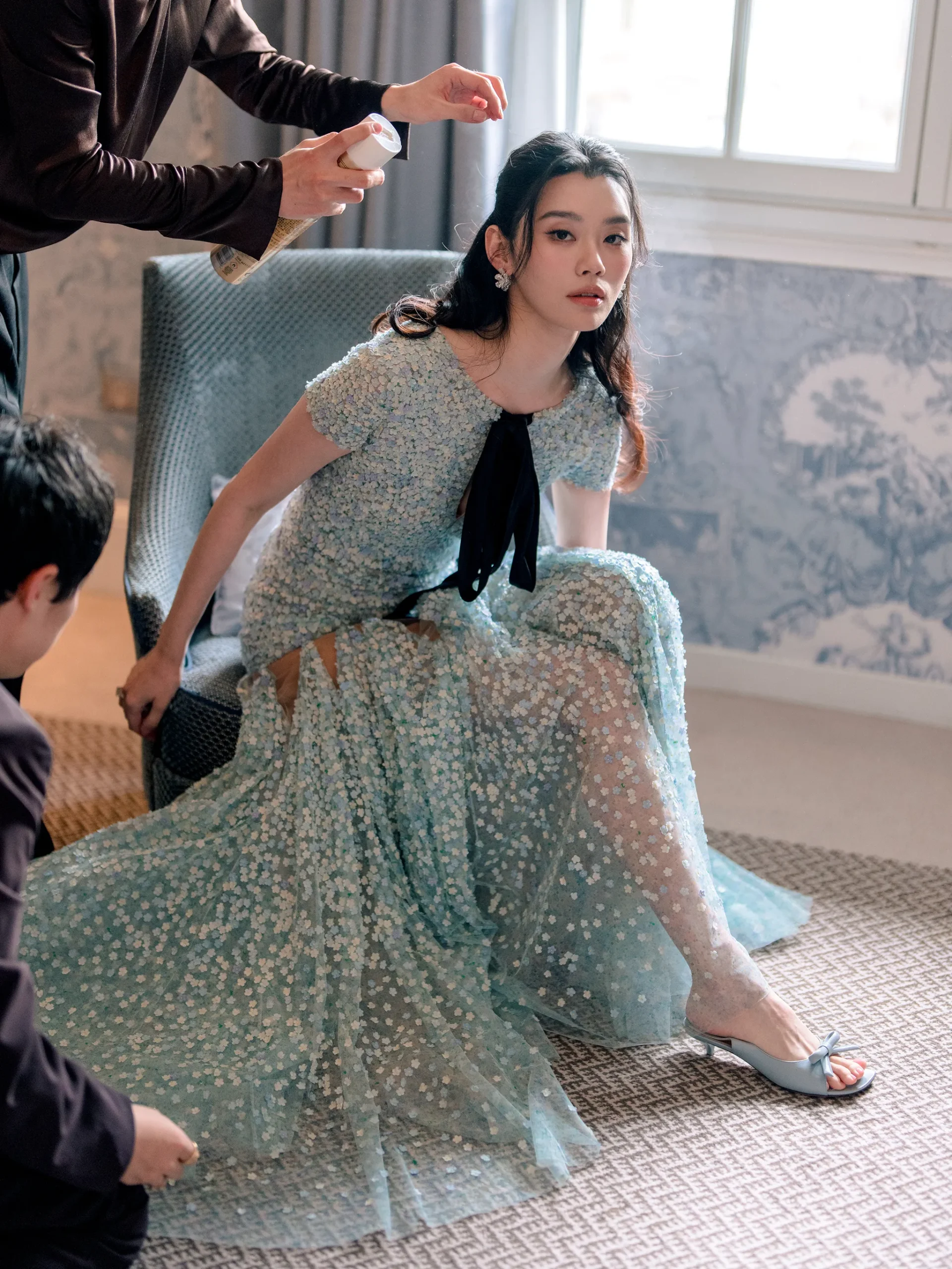 De bruiloft van Ming Xi op Mont-Saint-Michel