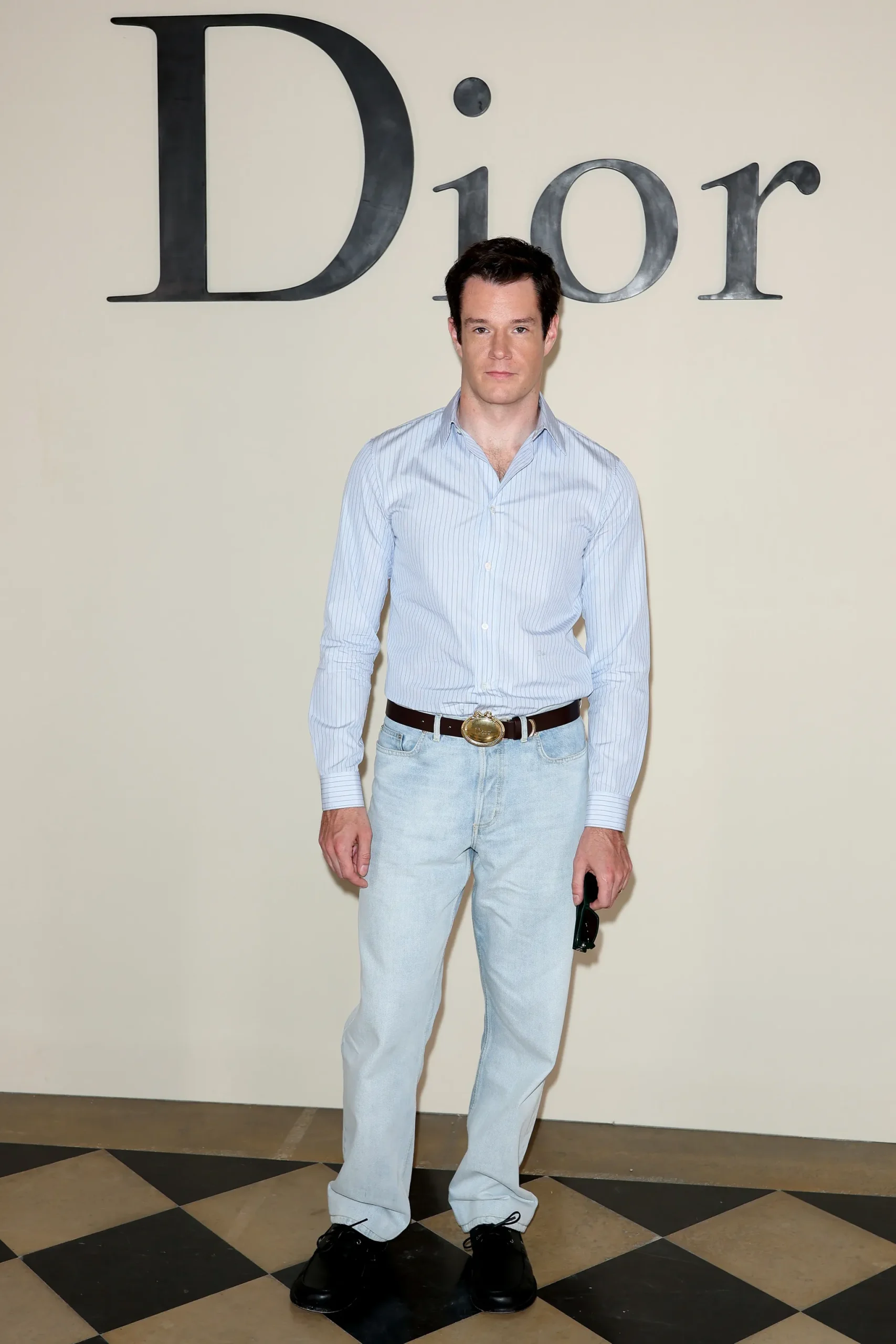 Connor Swindells bij Dior Homme