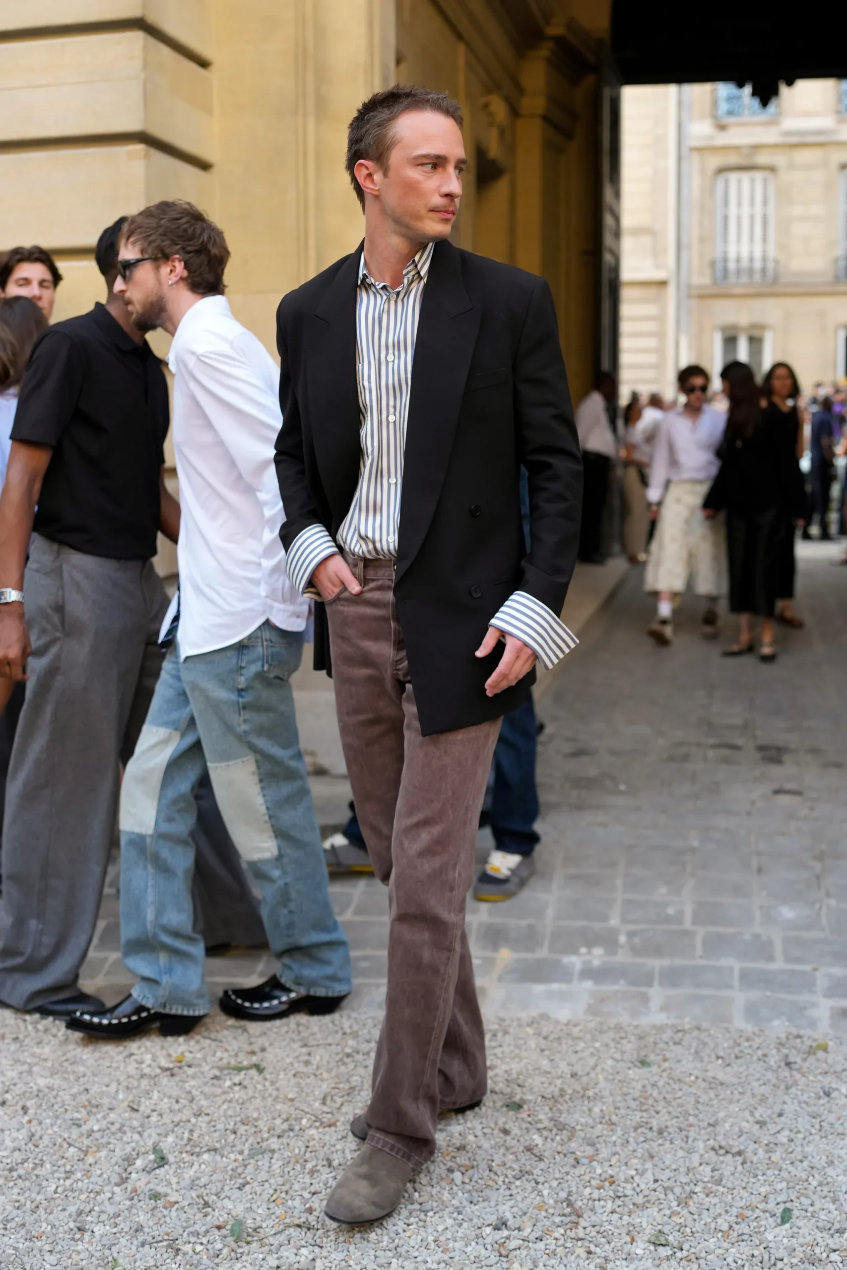 Drew Starkey bij Dior Homme