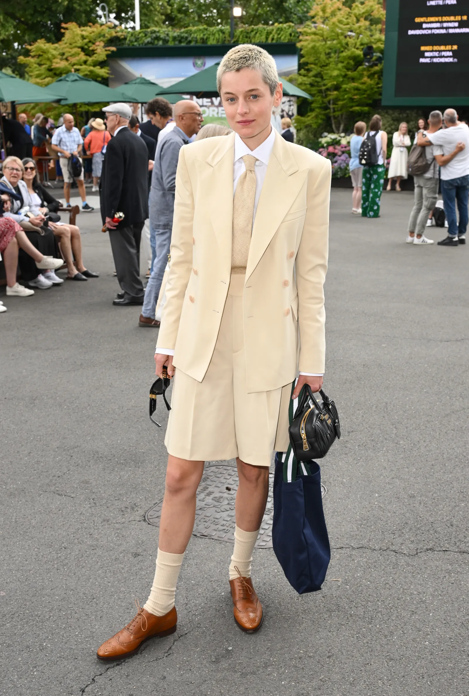 Emma Corrin at Wimbledon in 2023