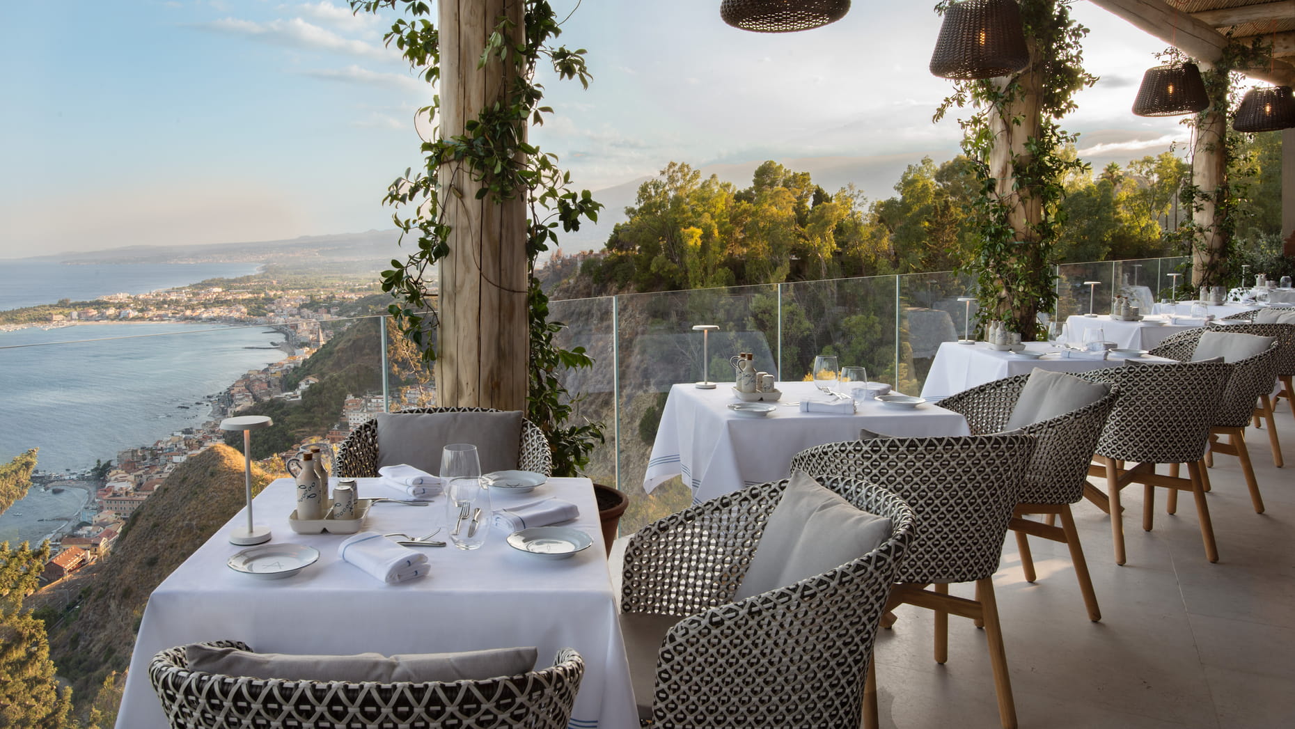 Restaurant in hotel San Domenico Palace