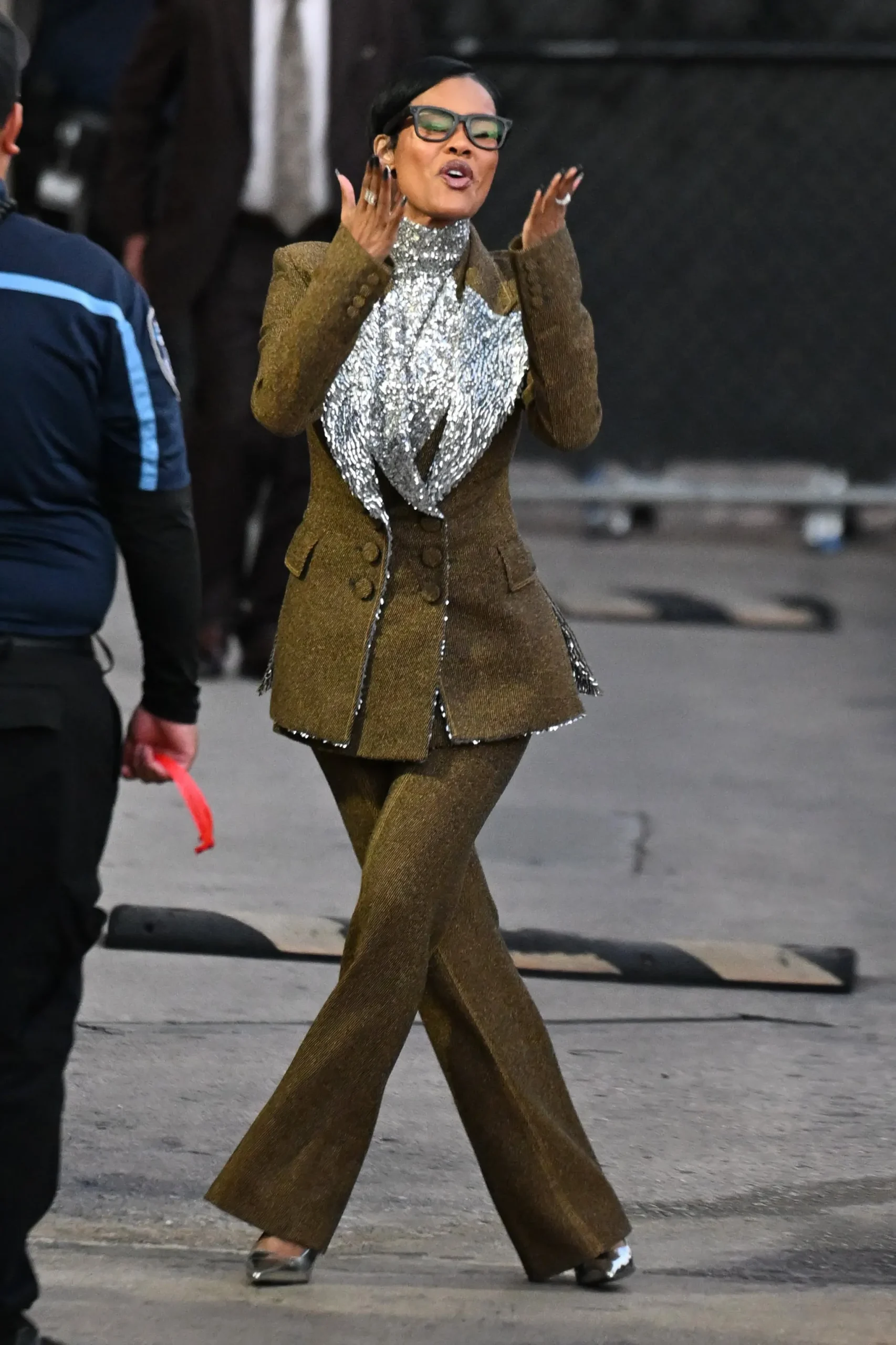 Teyana Taylor in Julien Dossena's Rabanne