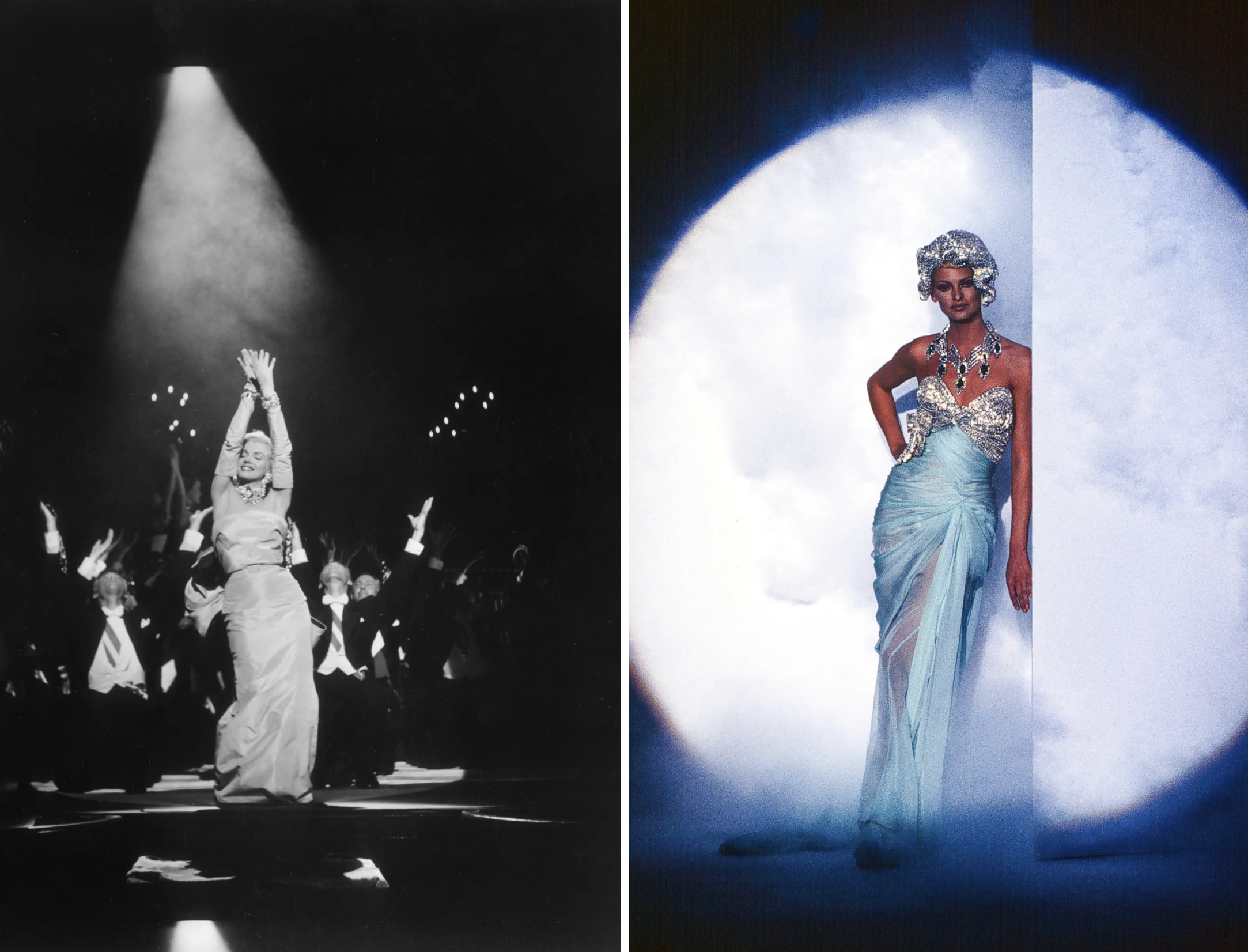 Marilyn Monroe in 1953, Thierry Mugler herfst/winter 1995 couture
