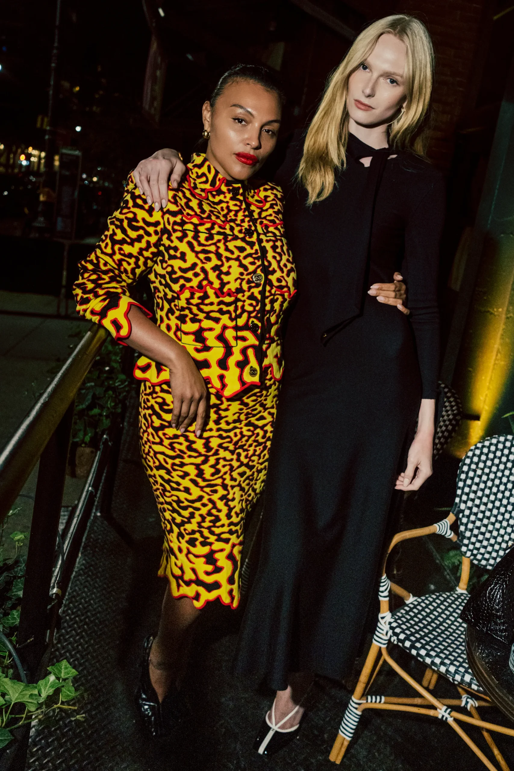 Paloma Elsesser en Alex Consani bij het Chanel Tribeca diner 2026