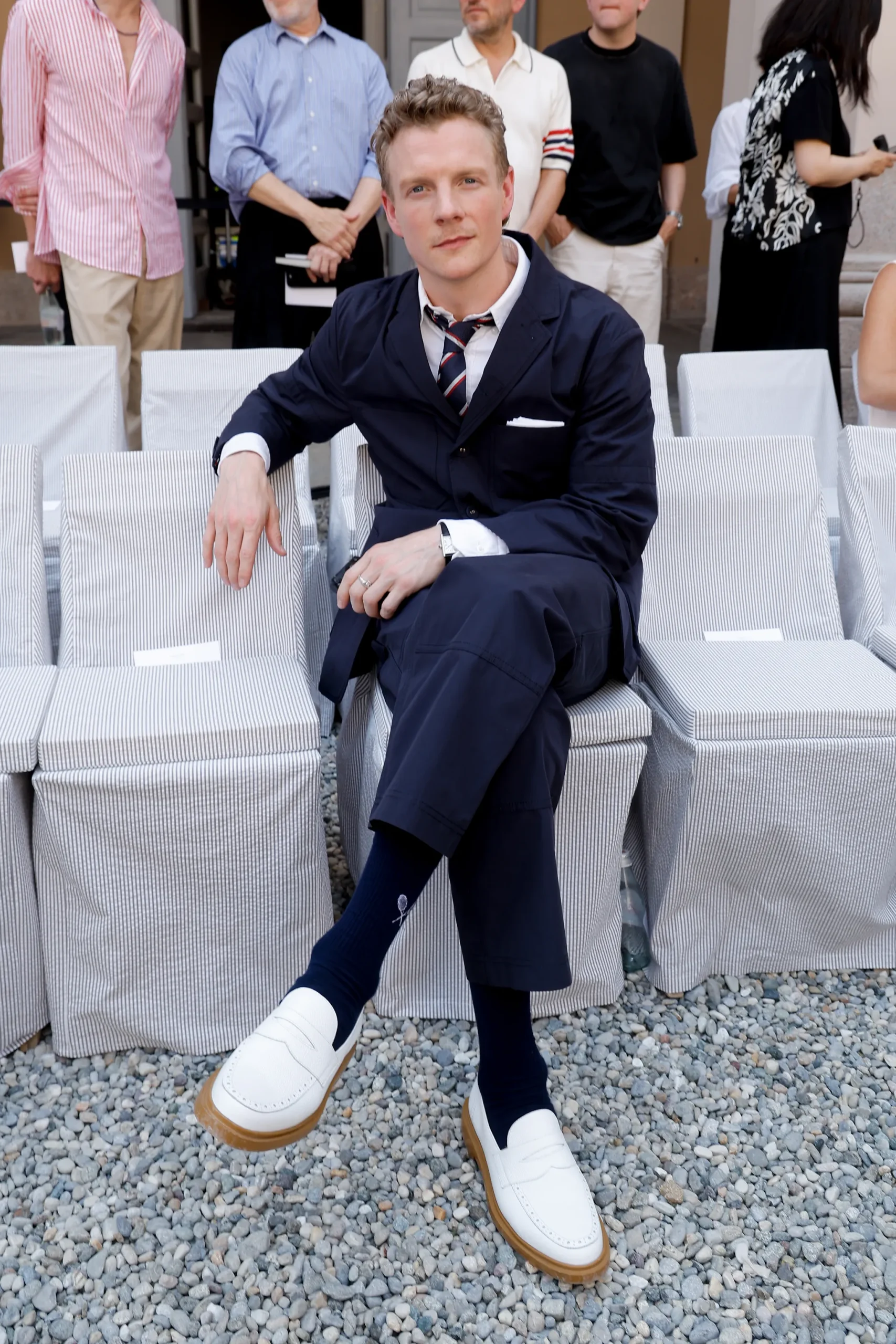 Patrick Gibson bij Thom Browne
