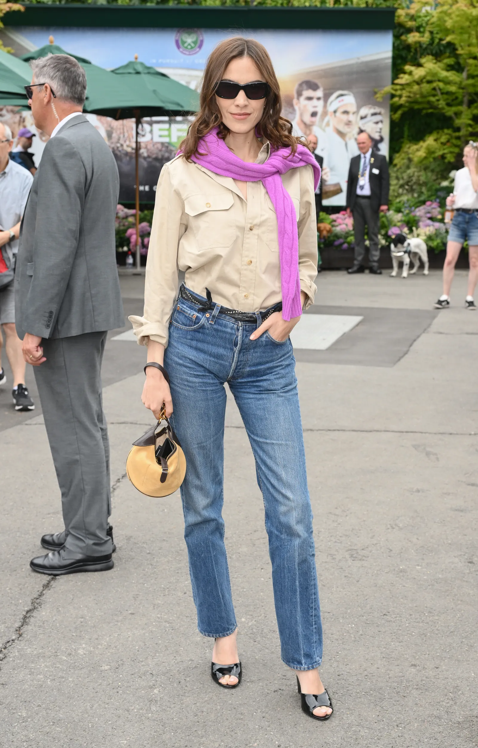 Alexa Chung bij Wimbledon in 2023