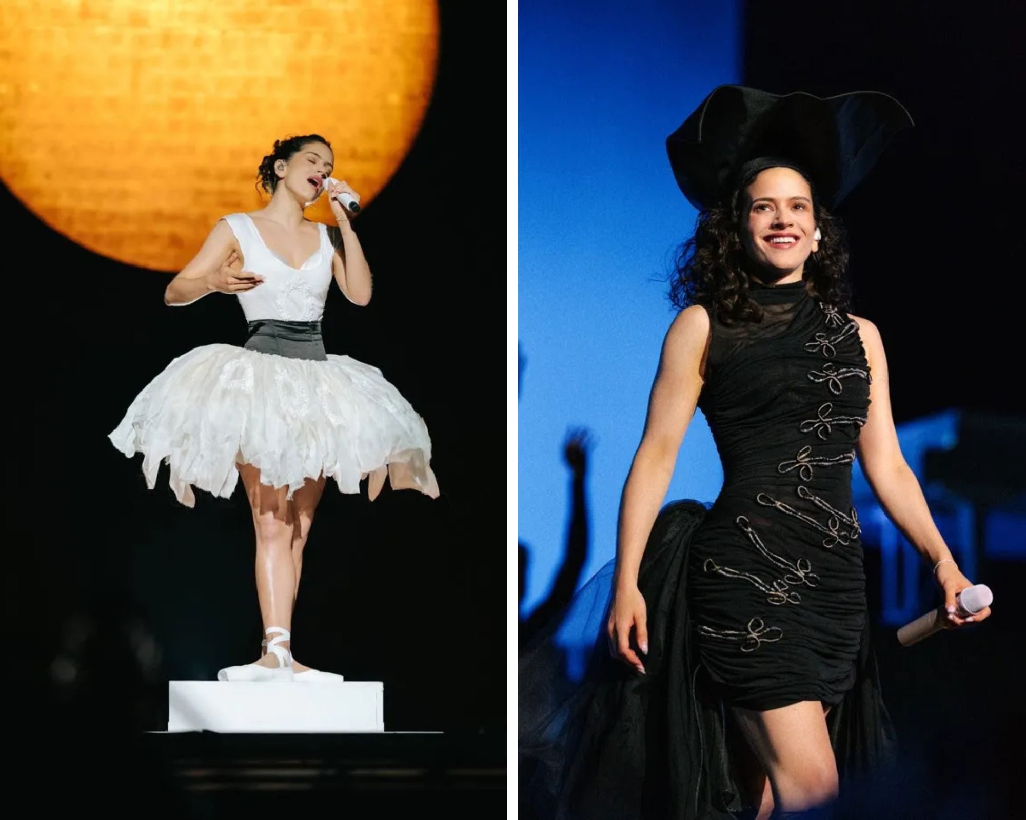 Rosalía in Dior tijdens haar LUX-tour