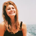 Een vintage foto van Sophia Loren in de zomer