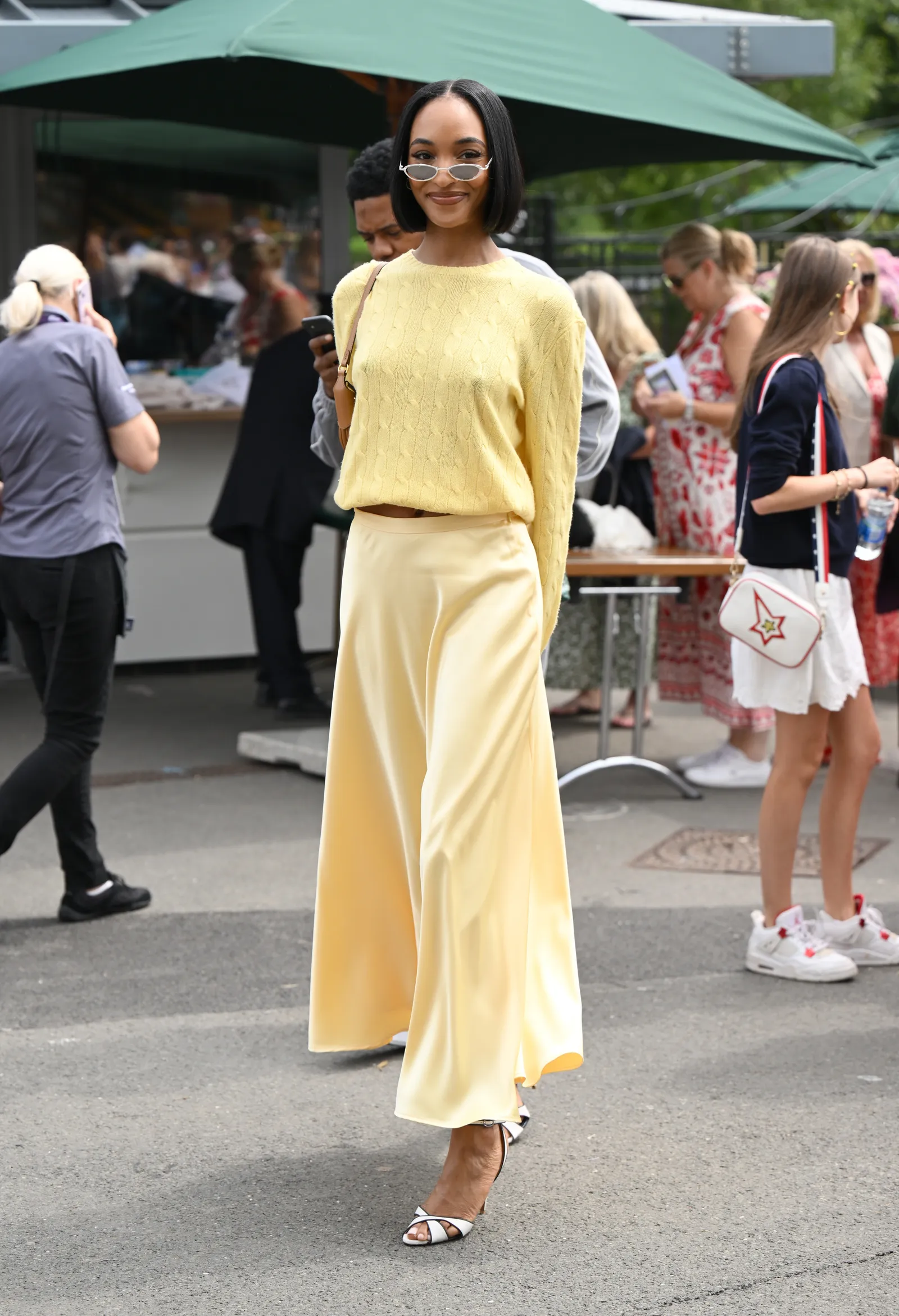 Jourdan Dunn bij Wimbledon in 2023