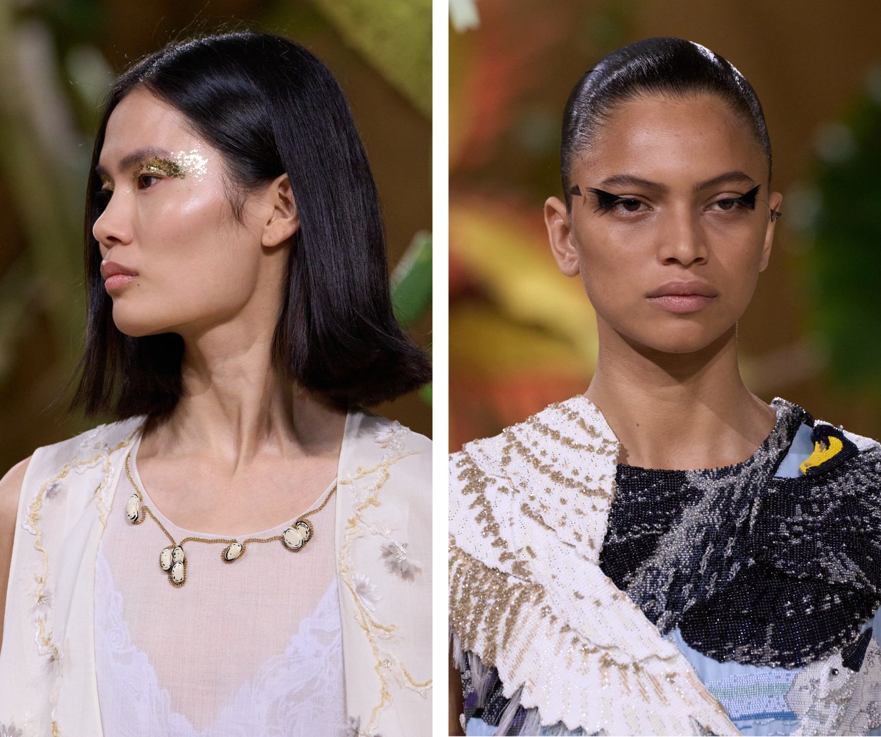 Chanel-beautylooks voor couture herfst/winter 2026.