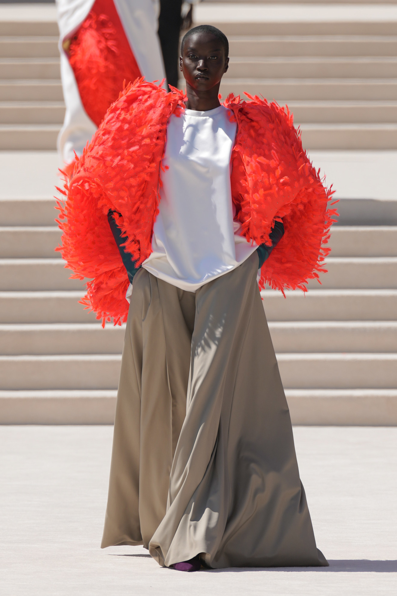 Een look van Balenciaga couture herfst/winter 2026