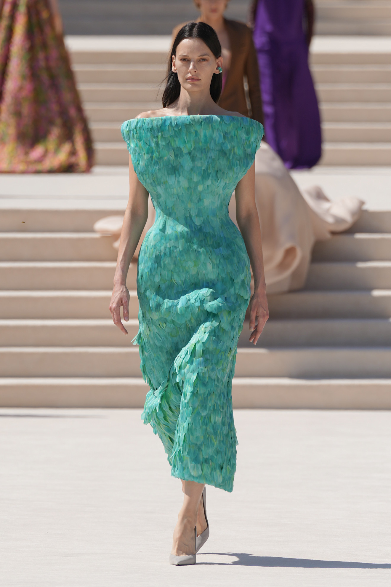 Een look van Balenciaga couture herfst/winter 2026