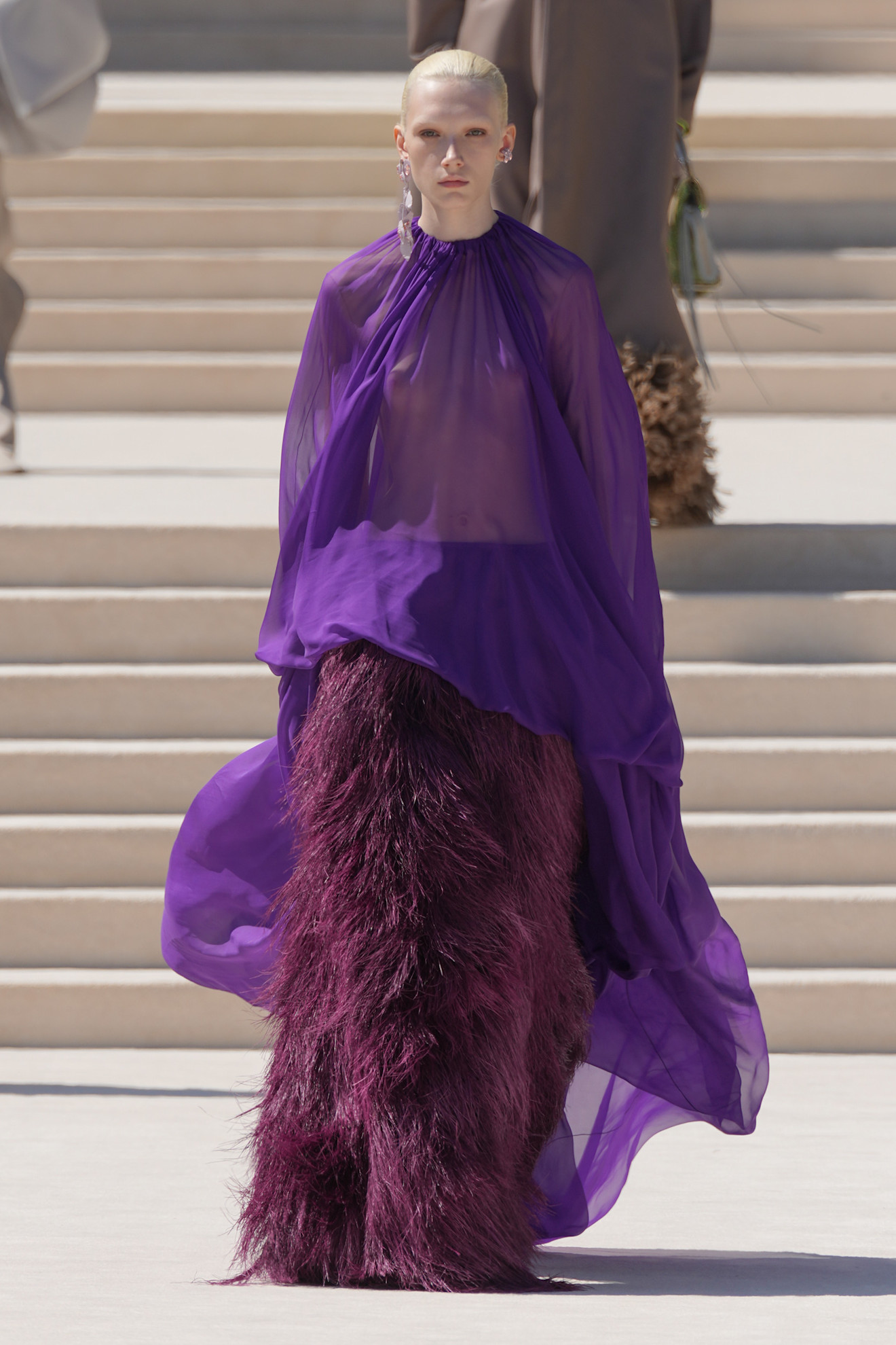 Een look van Balenciaga couture herfst/winter 2026