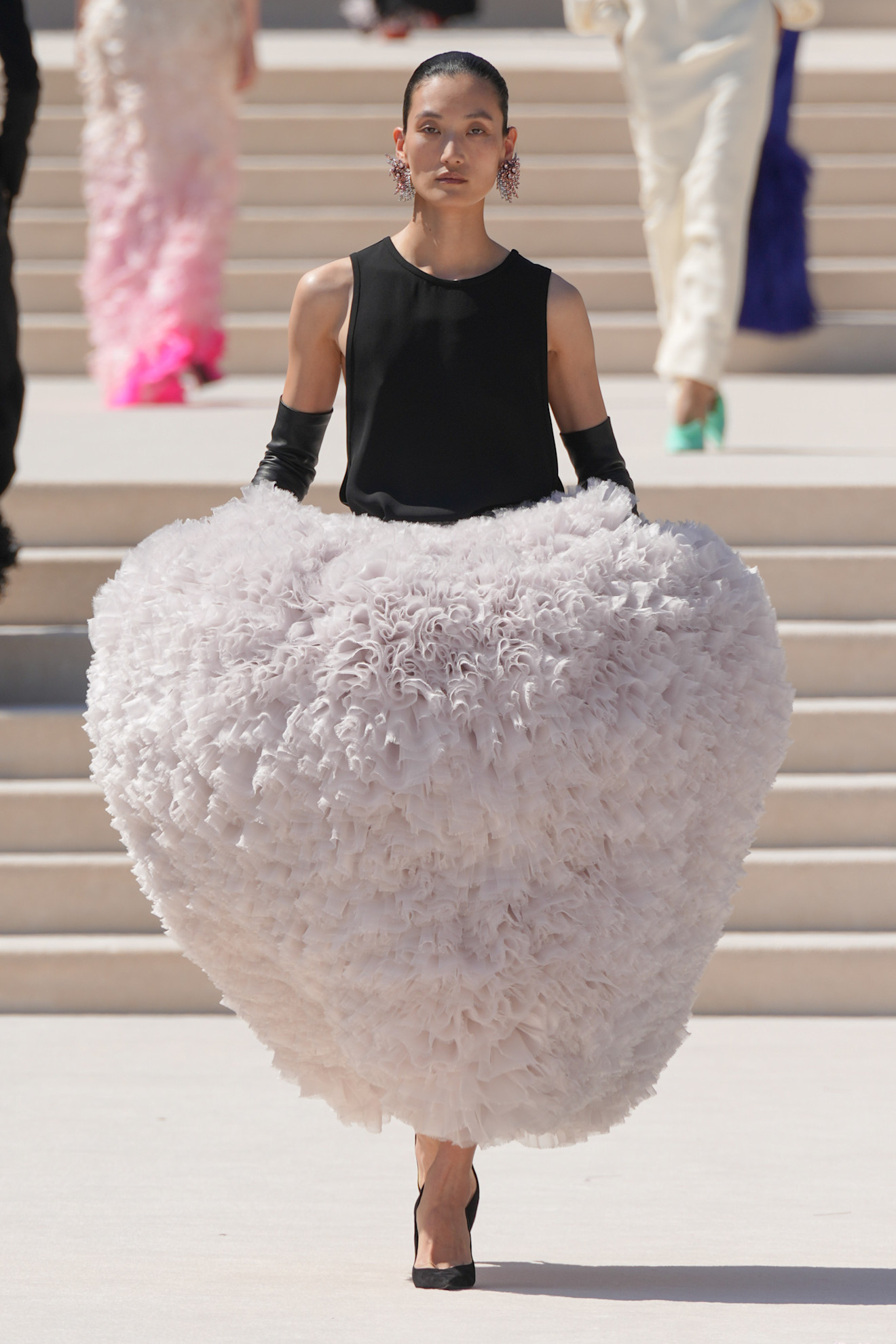 Een look van Balenciaga couture herfst/winter 2026
