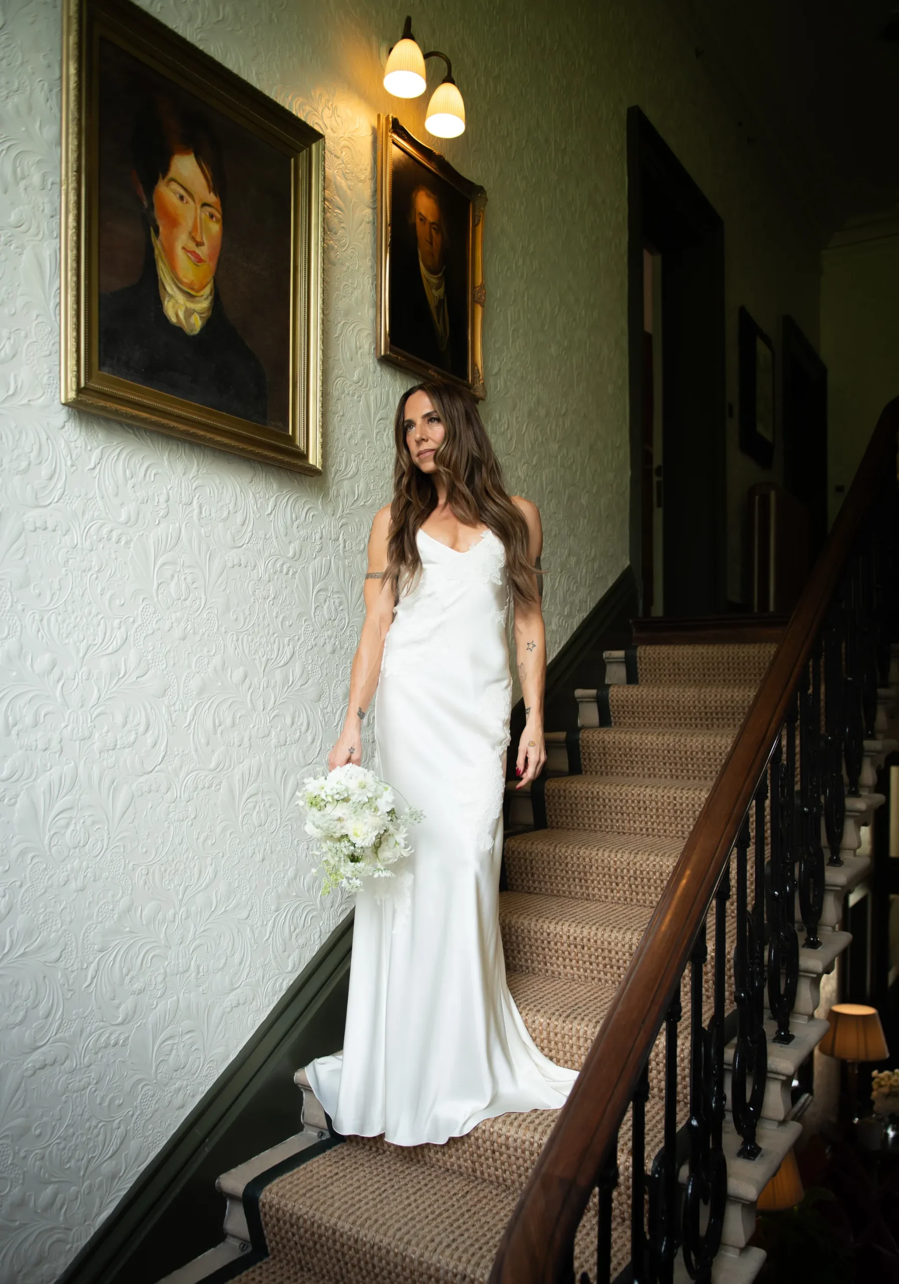Mel C in haar wedding dress