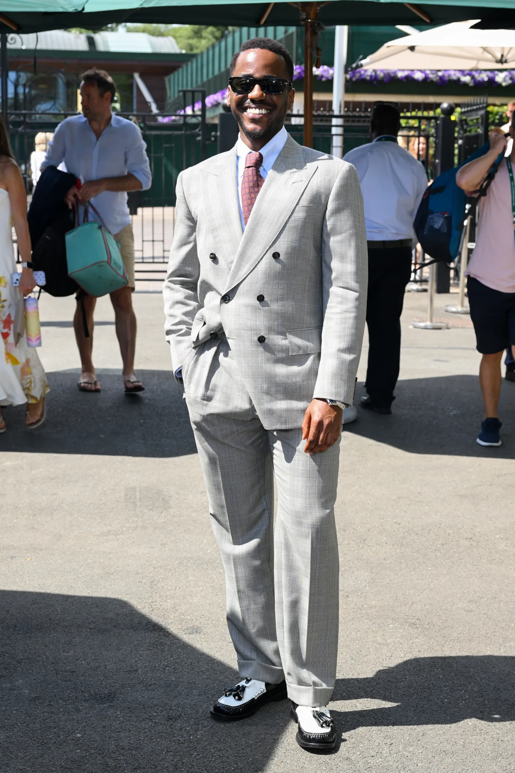 Ncuti Gatwa op Wimbledon