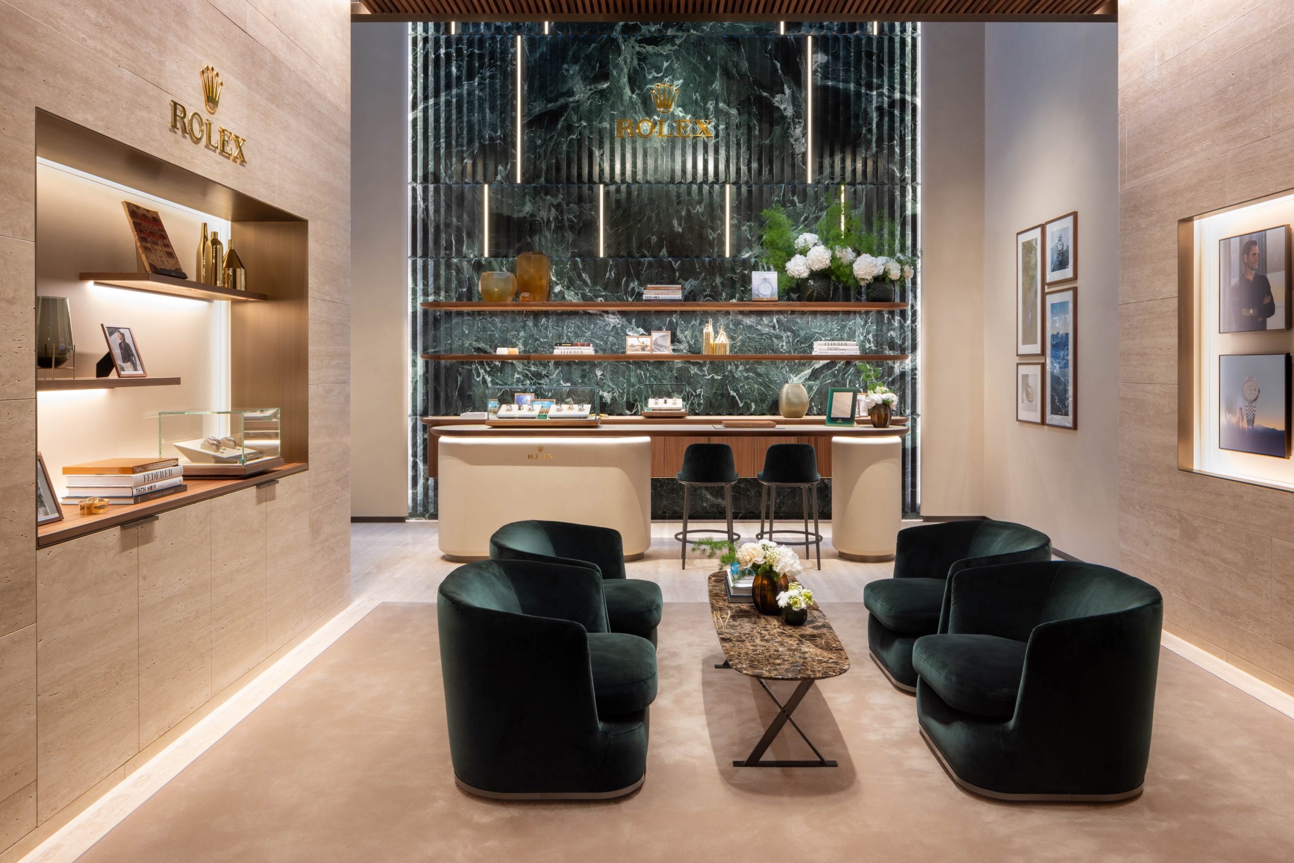 De nieuwe boetiek van Rolex in Amsterdam
