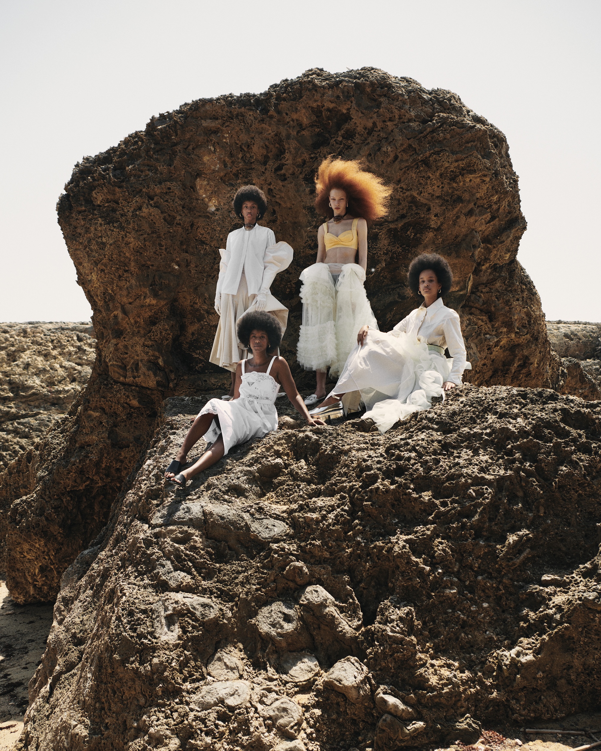 Black beauty in de modeserie 'Rise' in Vogue's juli/augustusnummer