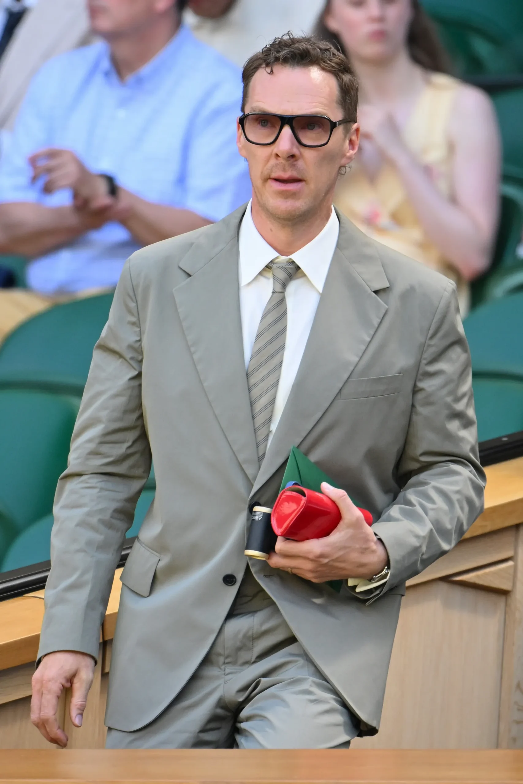 Benedict Cumberbatch op Wimbledon