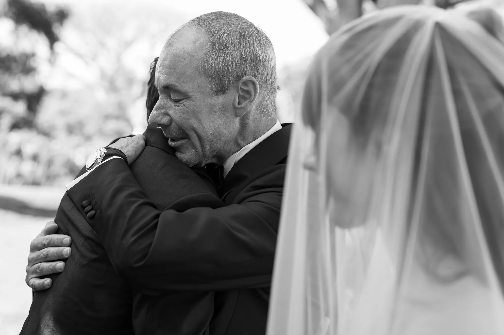 Beeld van de bruiloft van Dylan Jagger Lee en Paula Bruss