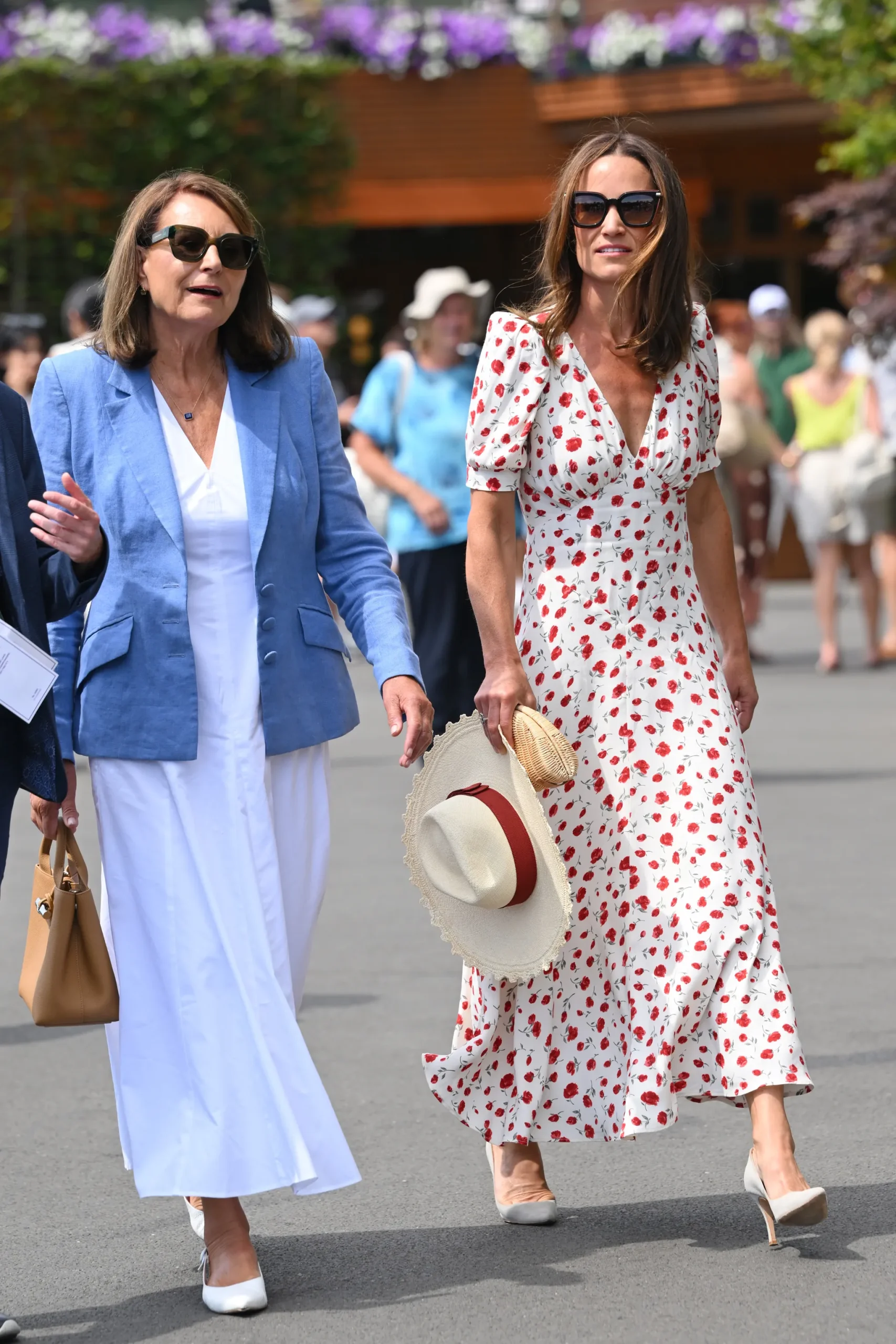Carole Middleton en Pippa Middleton