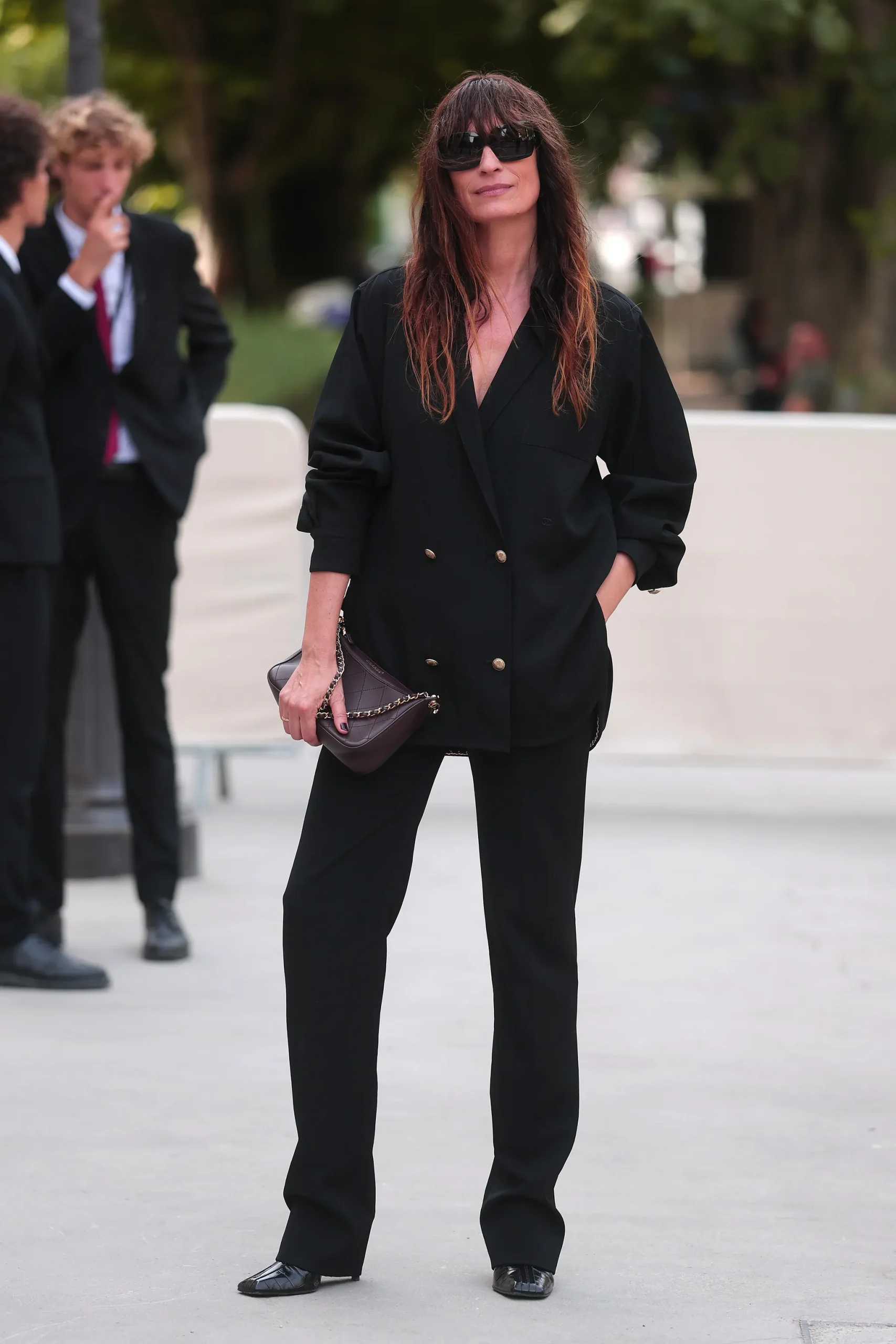 Caroline de Maigret bij de Chanel couture herfst/winter 2026-show in Parijs