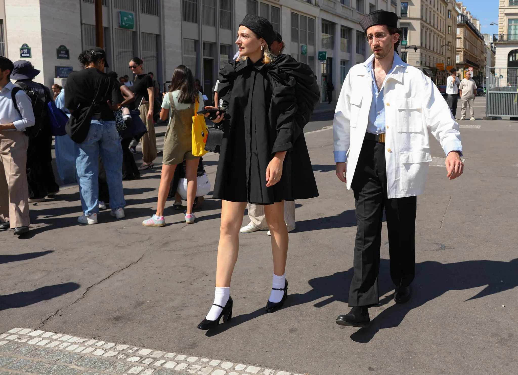 Streetstyle tijdens Couture Fashion Week herfst/winter 2026
