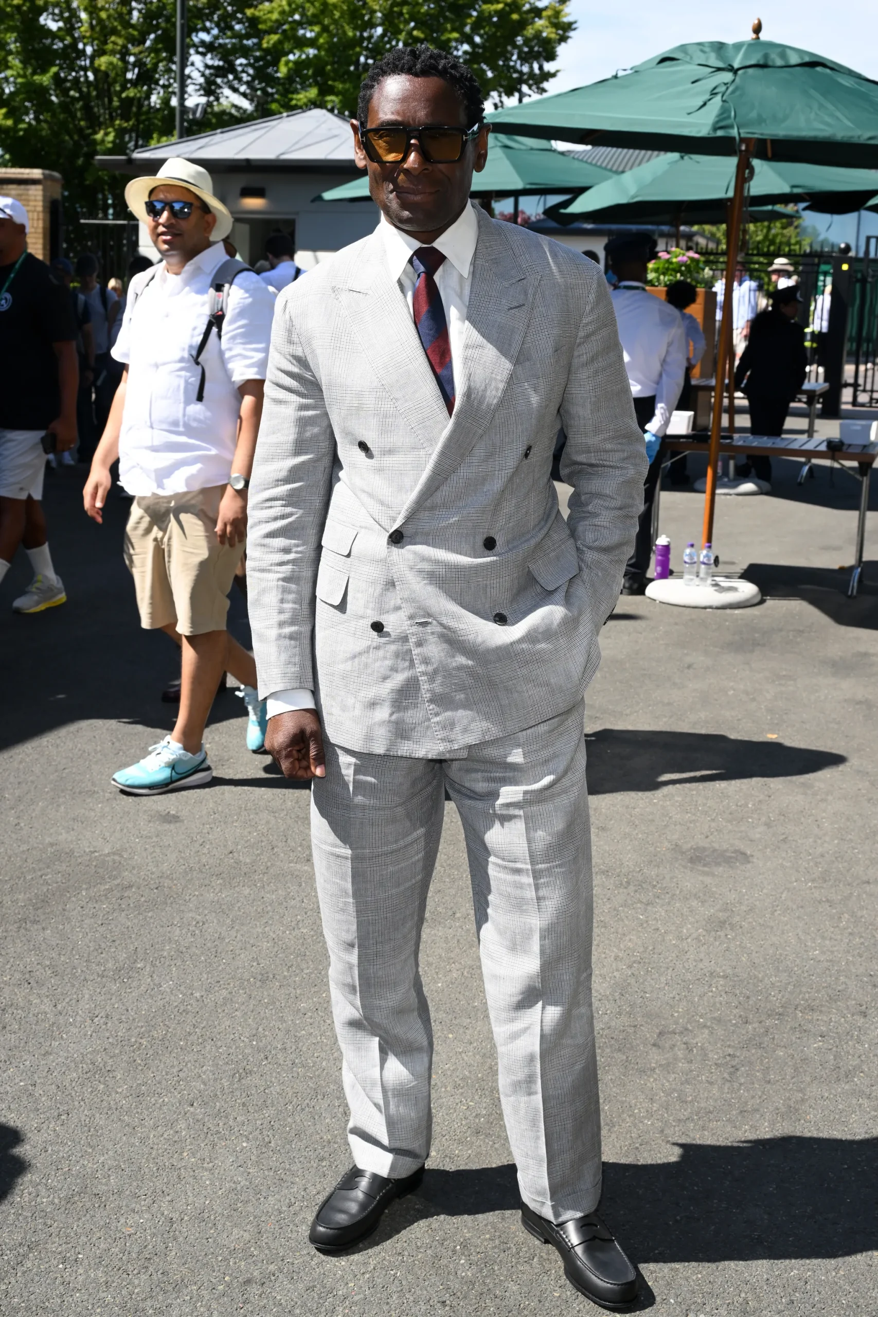 David Harewood op Wimbledon