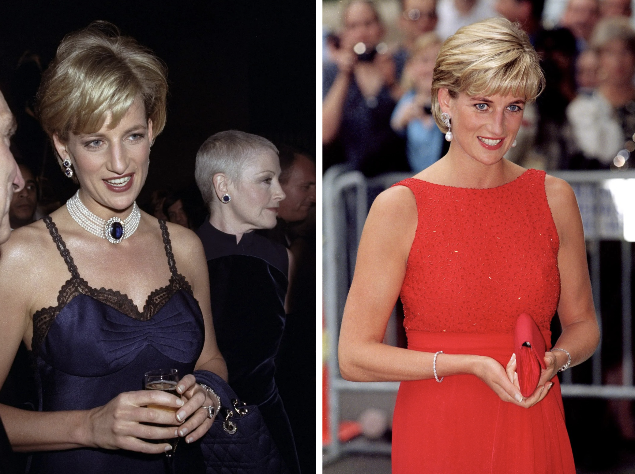Prinses Diana met een French manicure