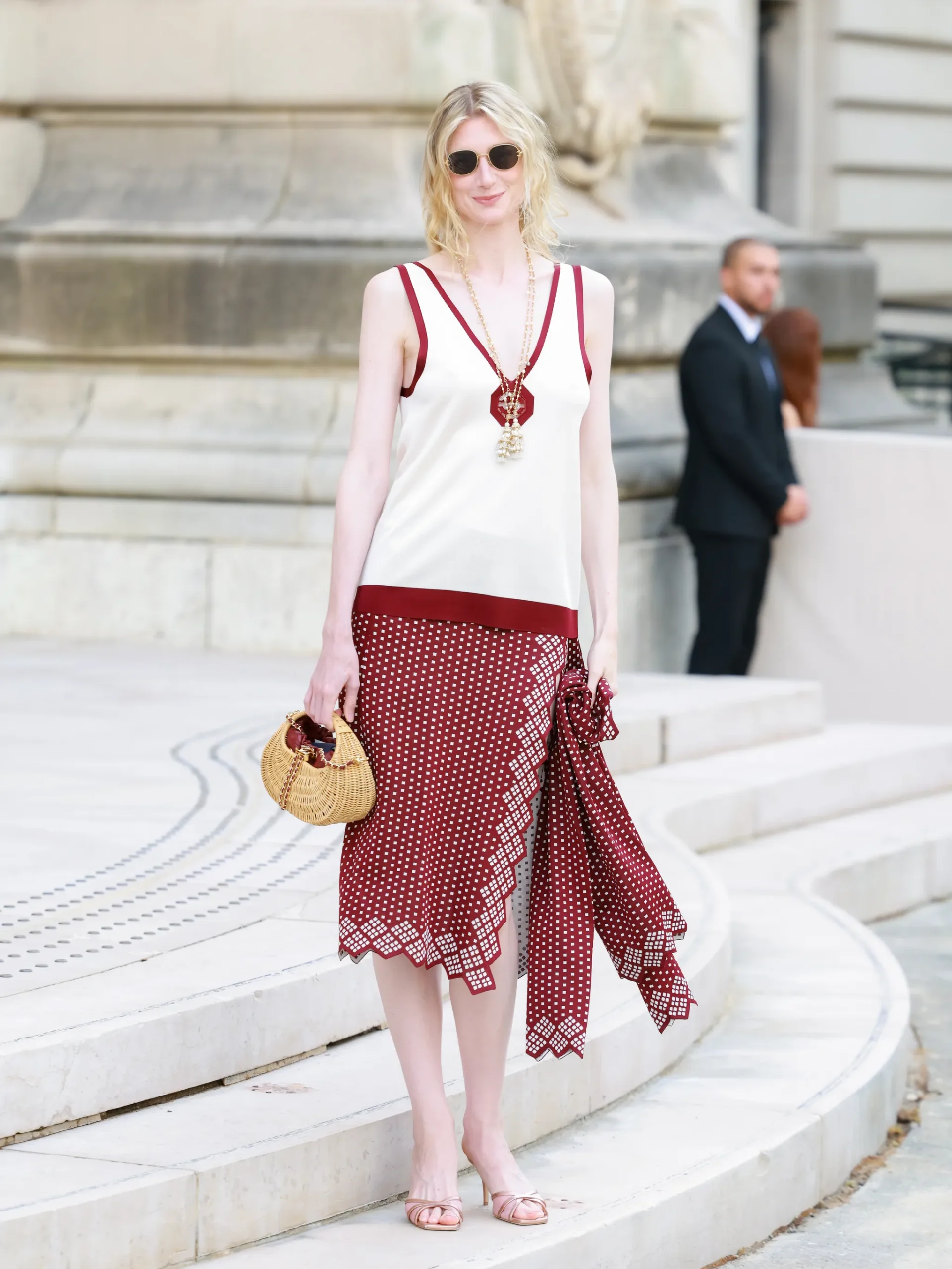 Elizabeth Debicki bij de Chanel couture herfst/winter 2026-show in Parijs