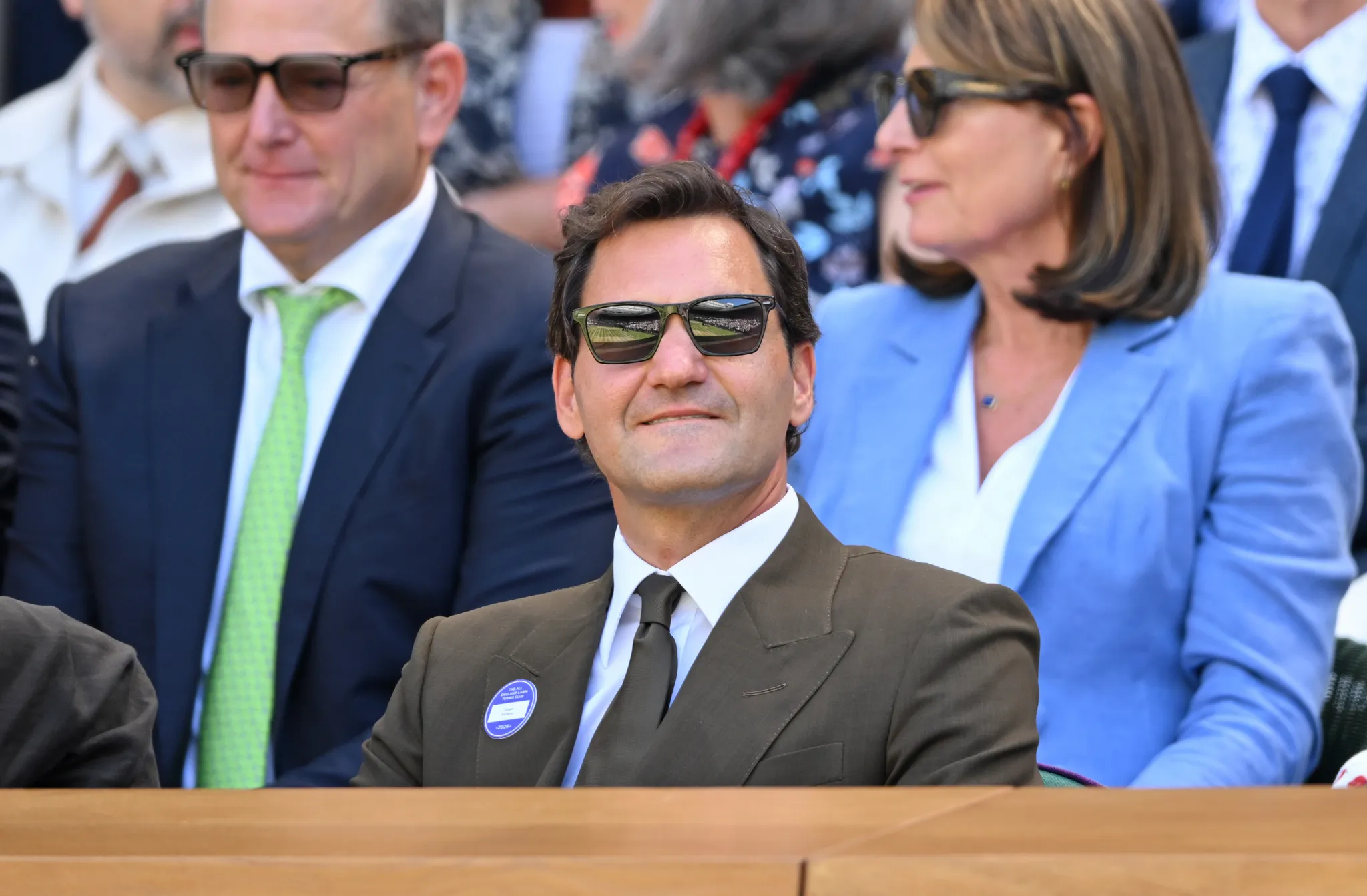 Roger Federer op Wimbledon