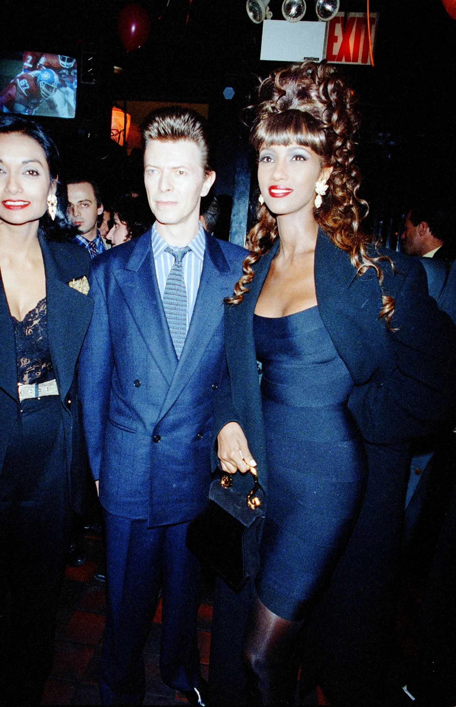 Iman en David Bowie in 1992