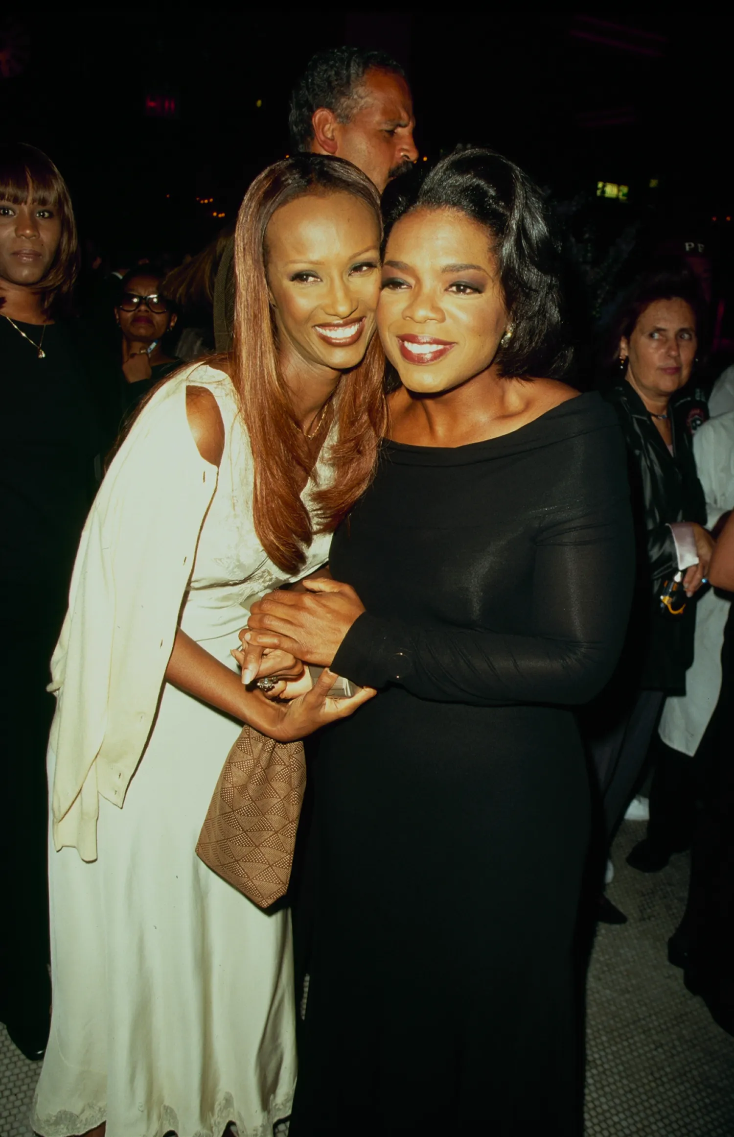Iman en Oprah in 1998