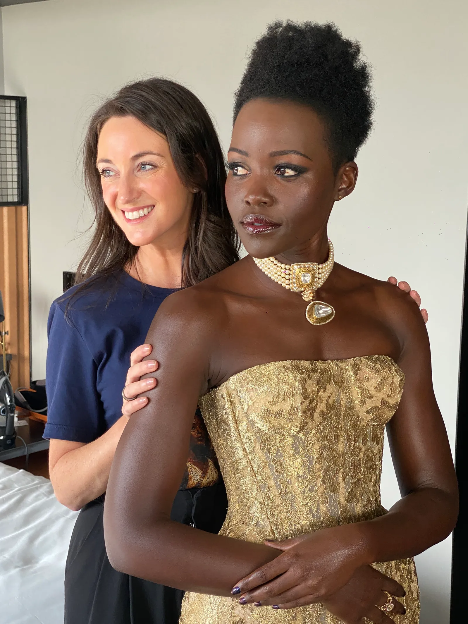 Lupita Nyong'o en haar stylist