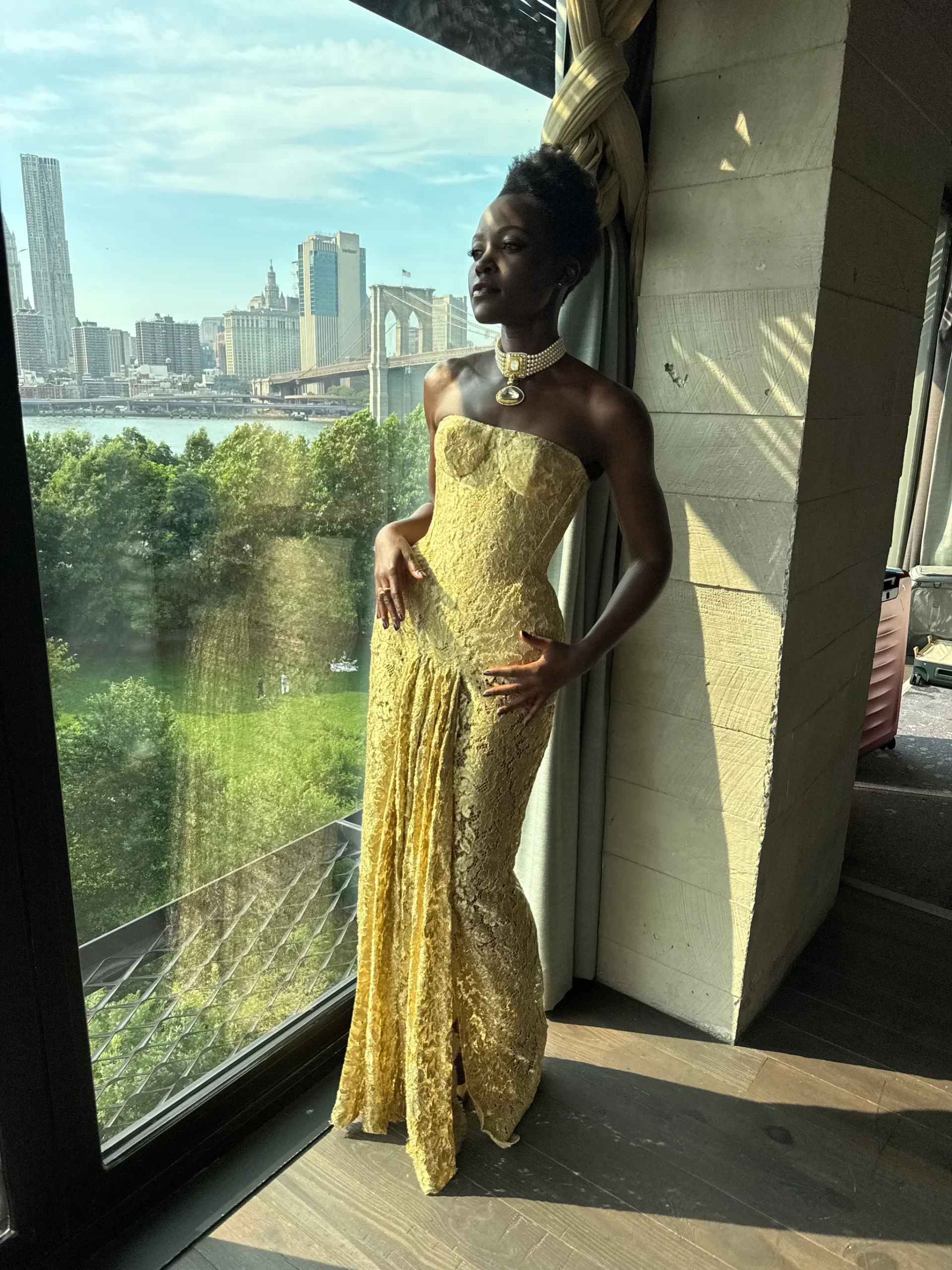 Lupita Nyong'o en haar stylist