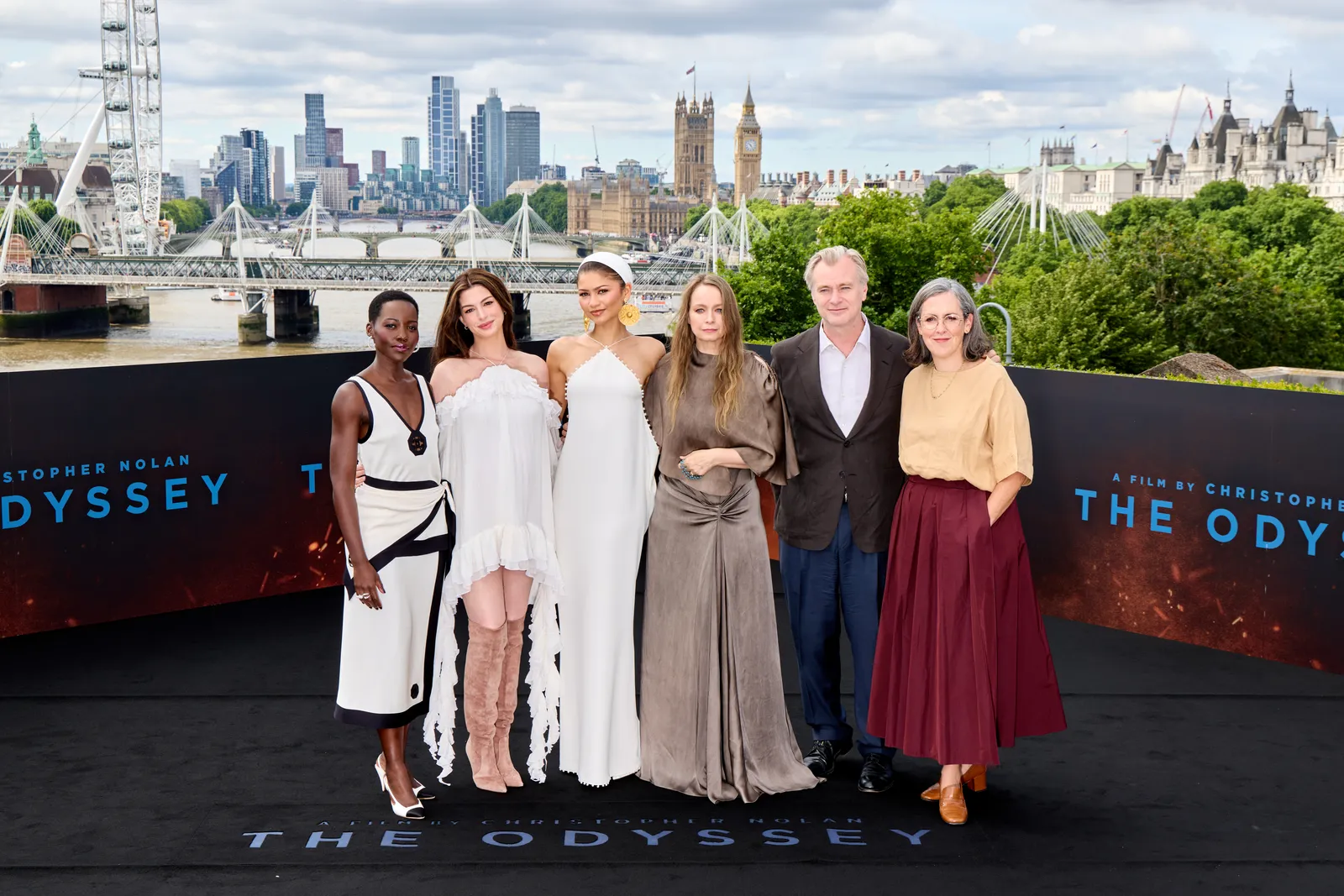 Zendaya in custom Jacquemus voor The Odessey