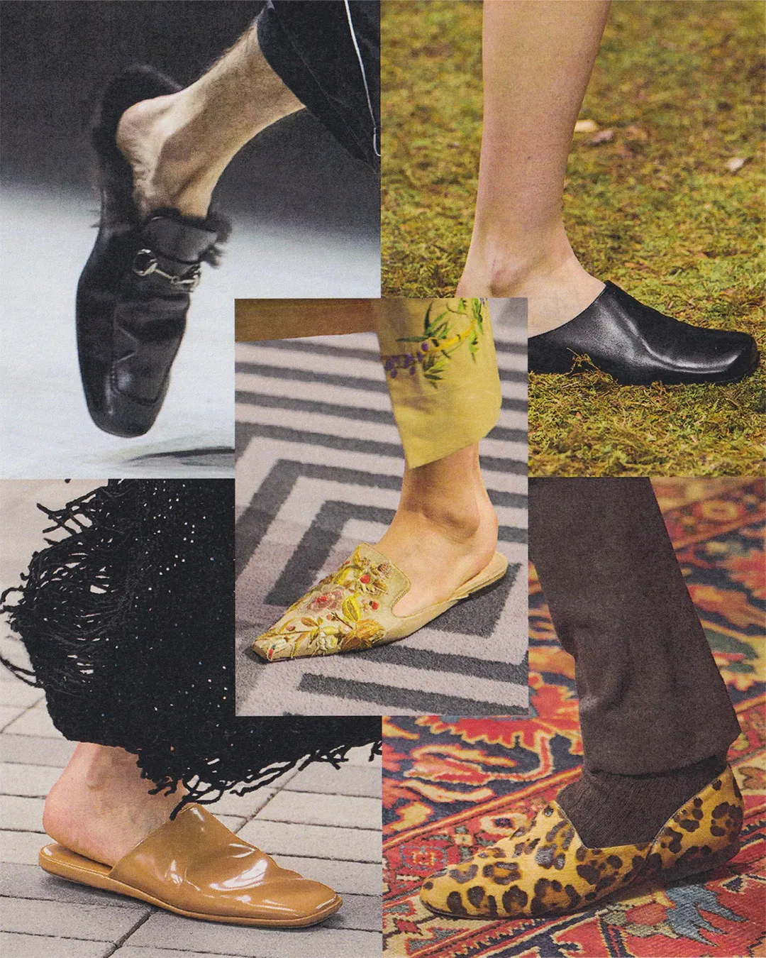 Pantoffels als Schoentrends voor de herfst/winter 2026
