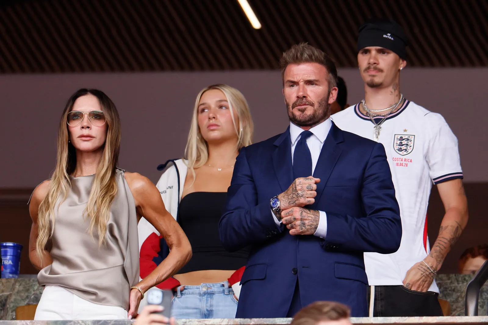 Victoria Beckham in haar WAG style bij het WK 2026