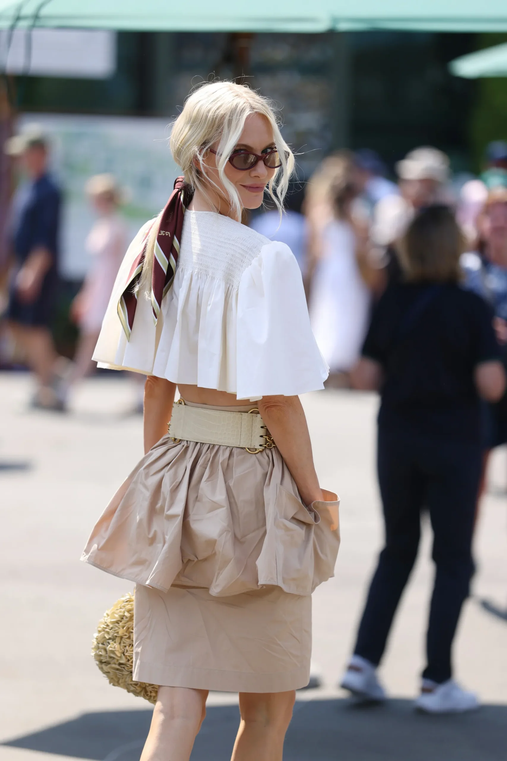 Poppy Delevingne in Chloe op Wimbledon 2026