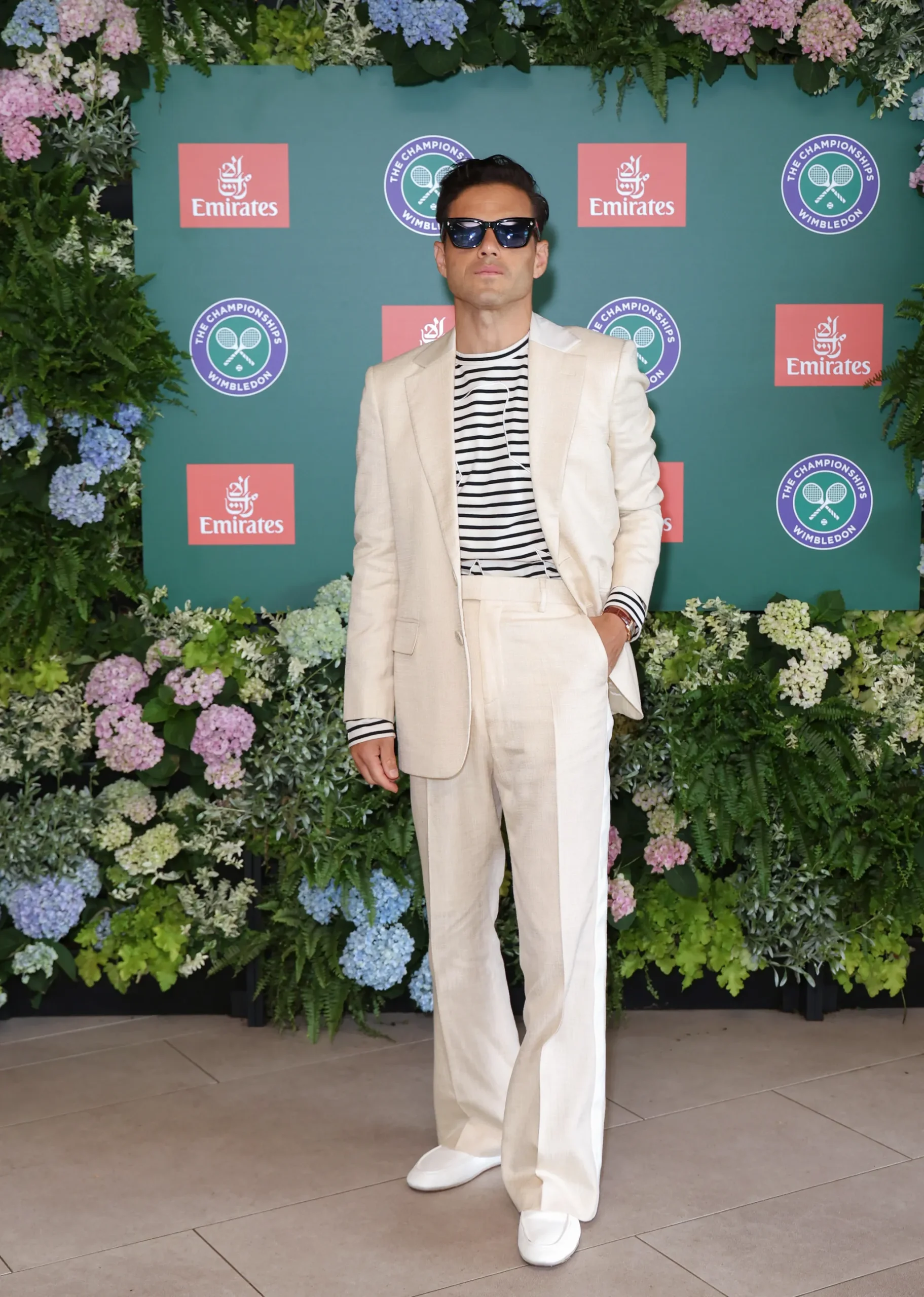 Rami Malek op Wimbledon 2026