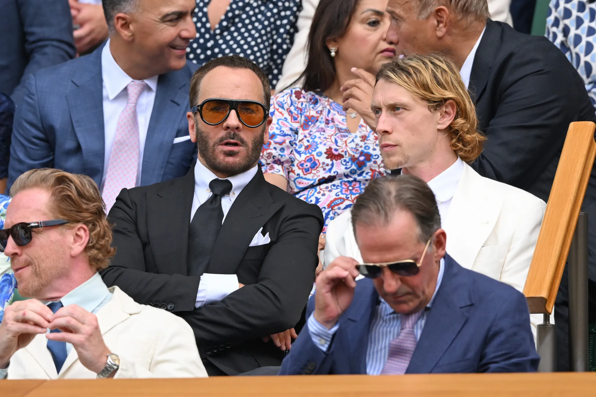 Tom Ford and George MacKay op Wimbledon 2026