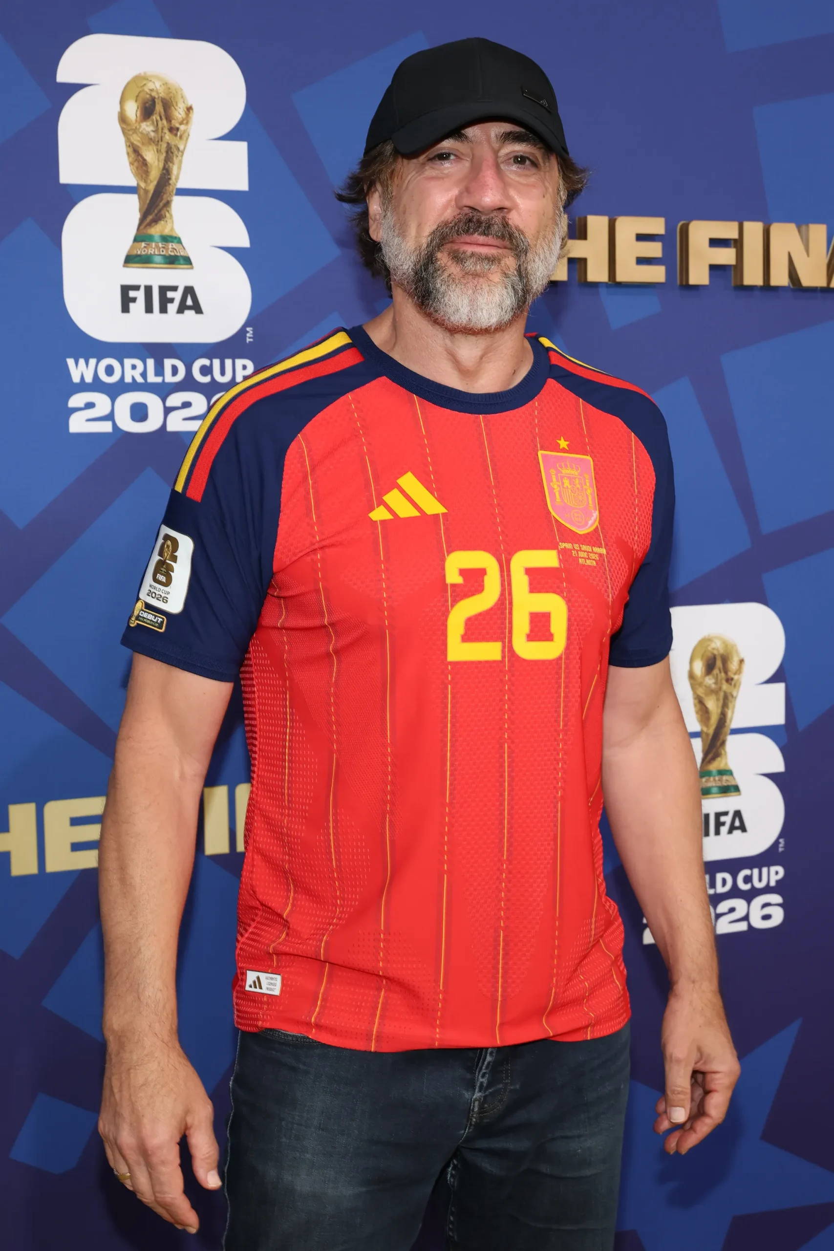 Javier Bardem bij de WK-finale 2026