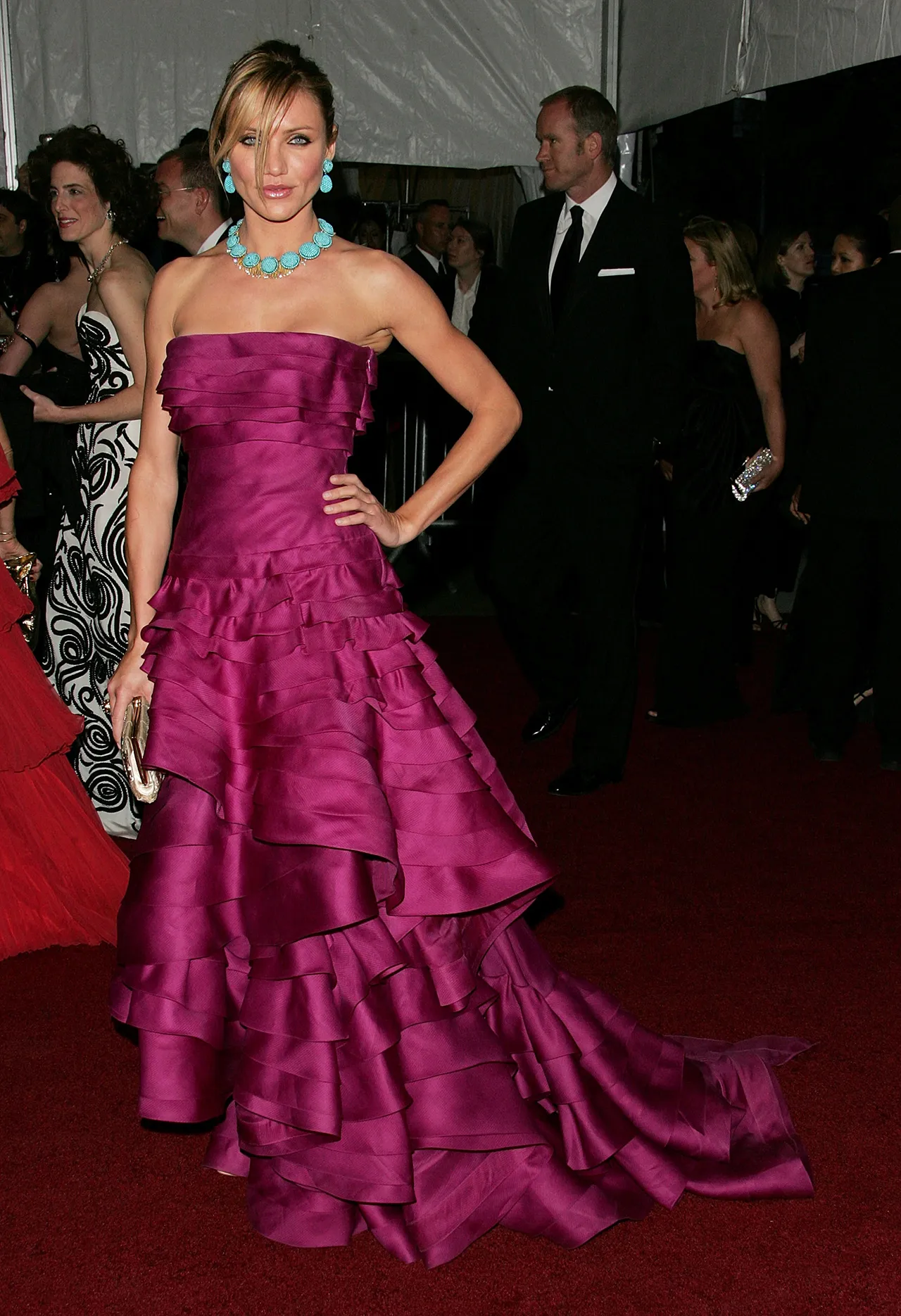Cameron Diaz in John Galliano op het Met Gala