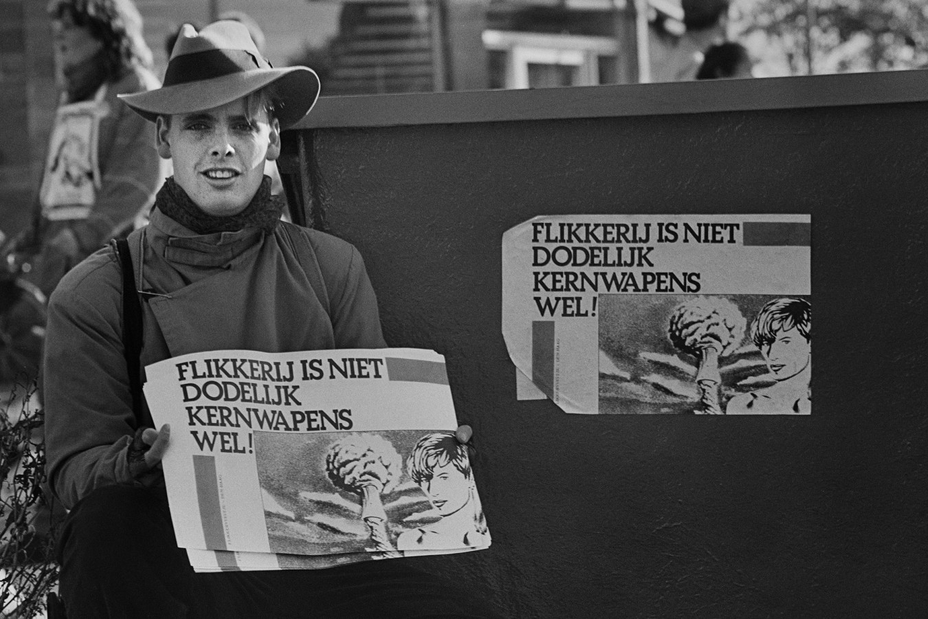 Demonstratie tegen nucleaire wapens, Den Haag, 1983.