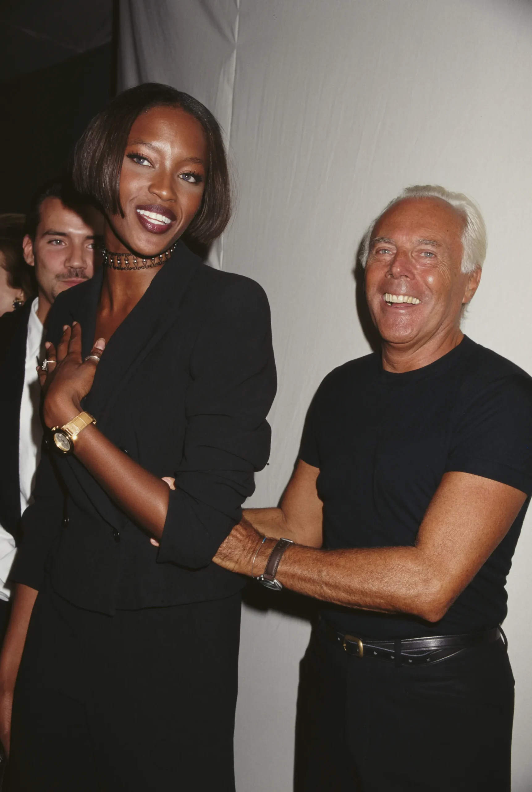Naomi Campbell en Giorgia Armani in de jaren negentig