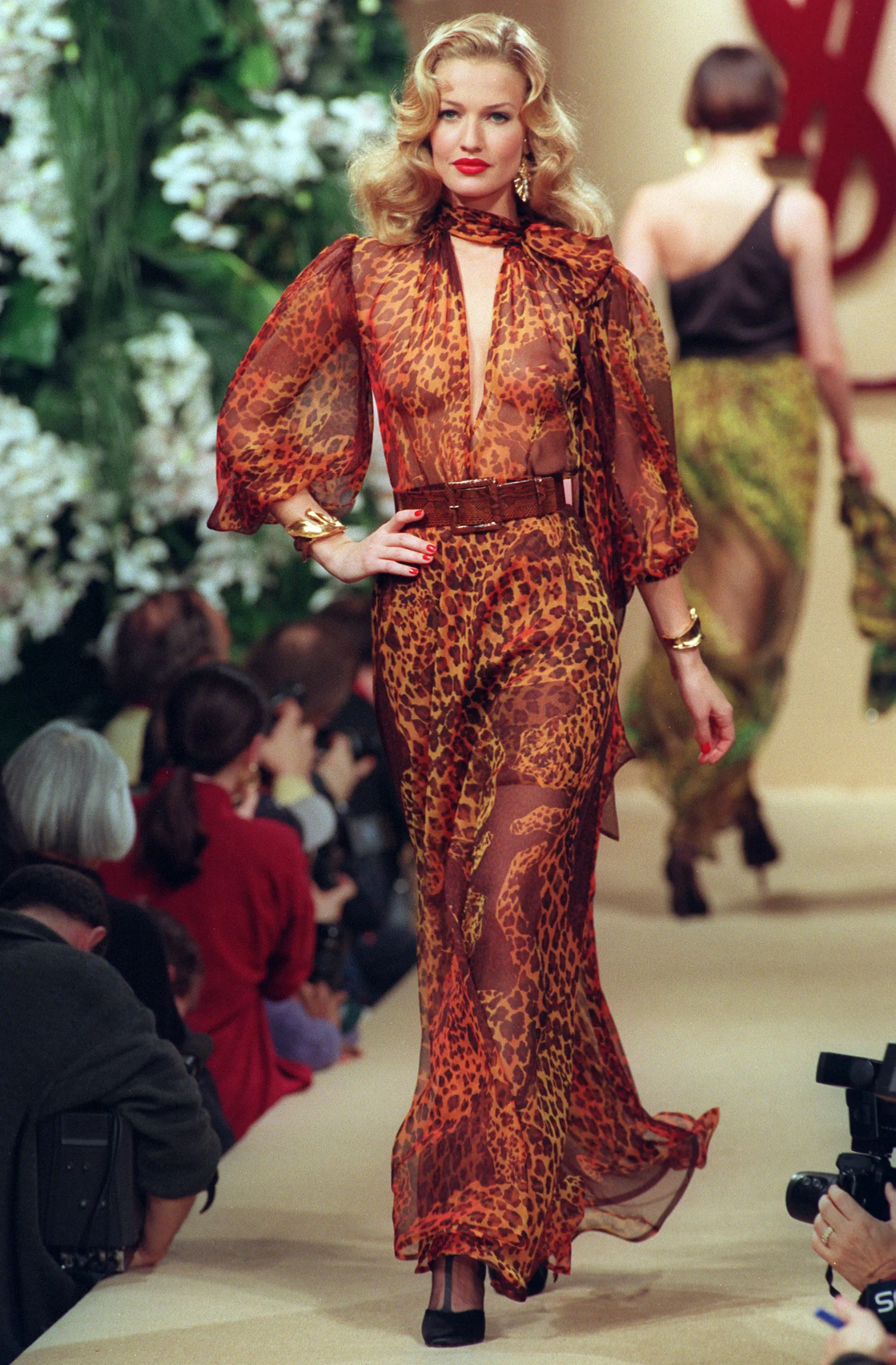 Karen Mulder voor YSL