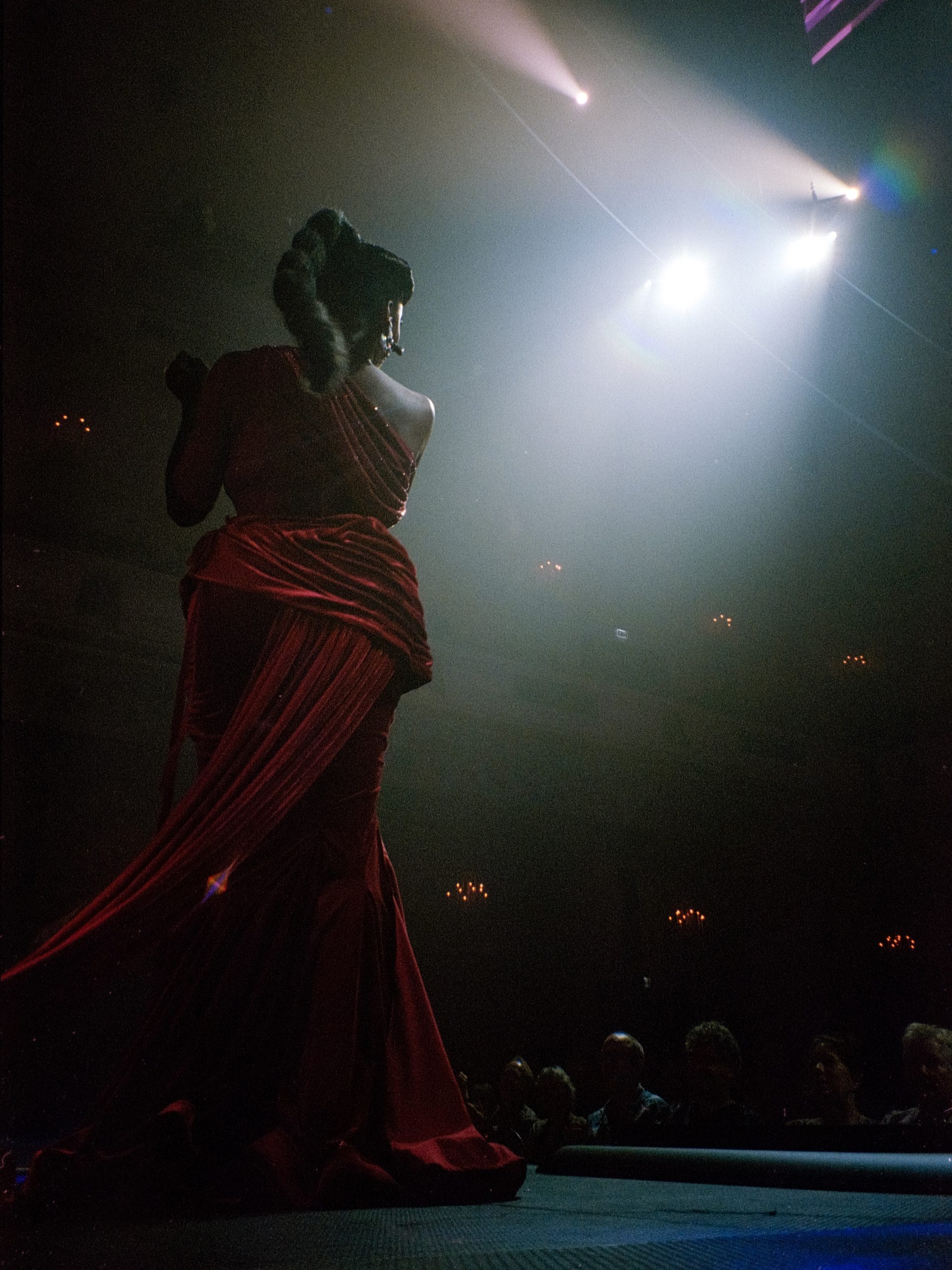 On stage